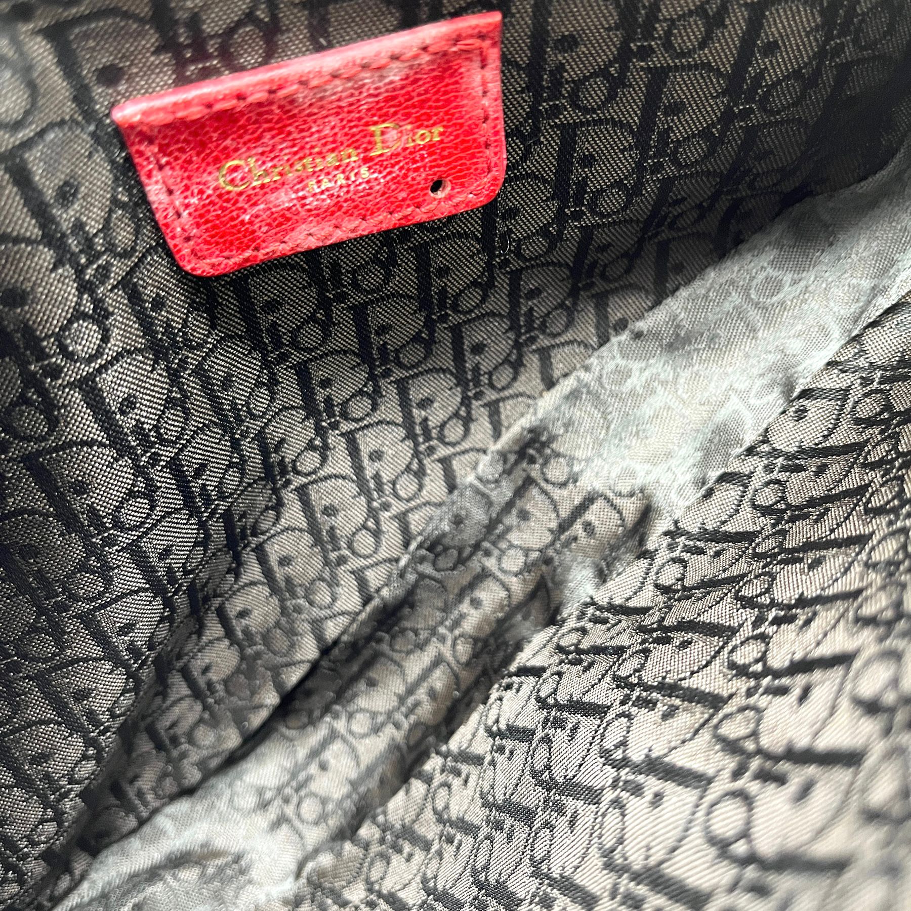 Dior Cheetah Print Mini Saddle Bag - Image 3
