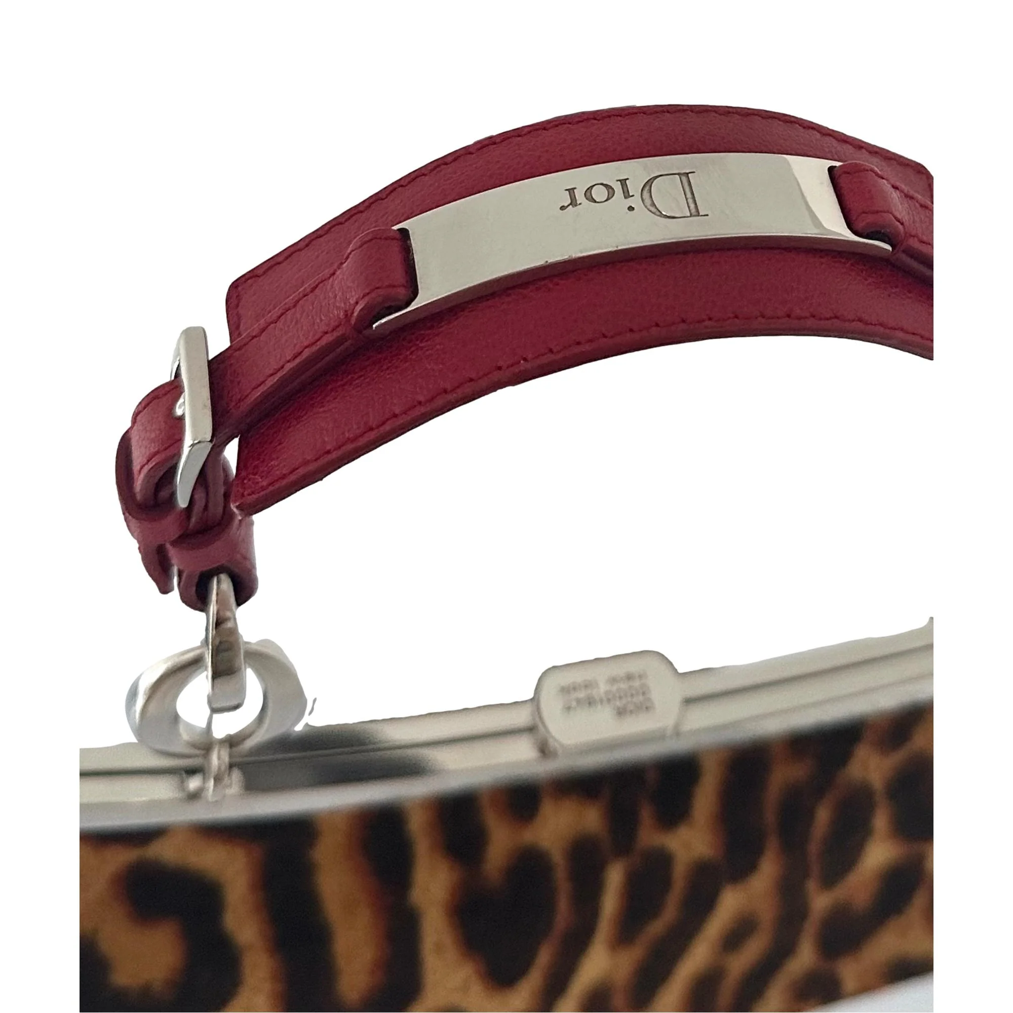 Dior Cheetah Print Mini Top Lock Bag - Image 2