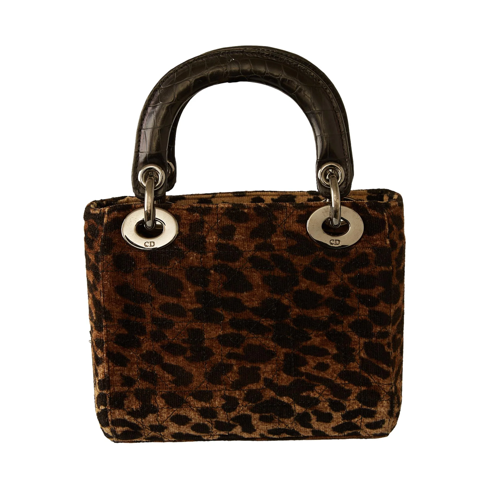 Dior Cheetah Velvet Mini Bag - Image 2