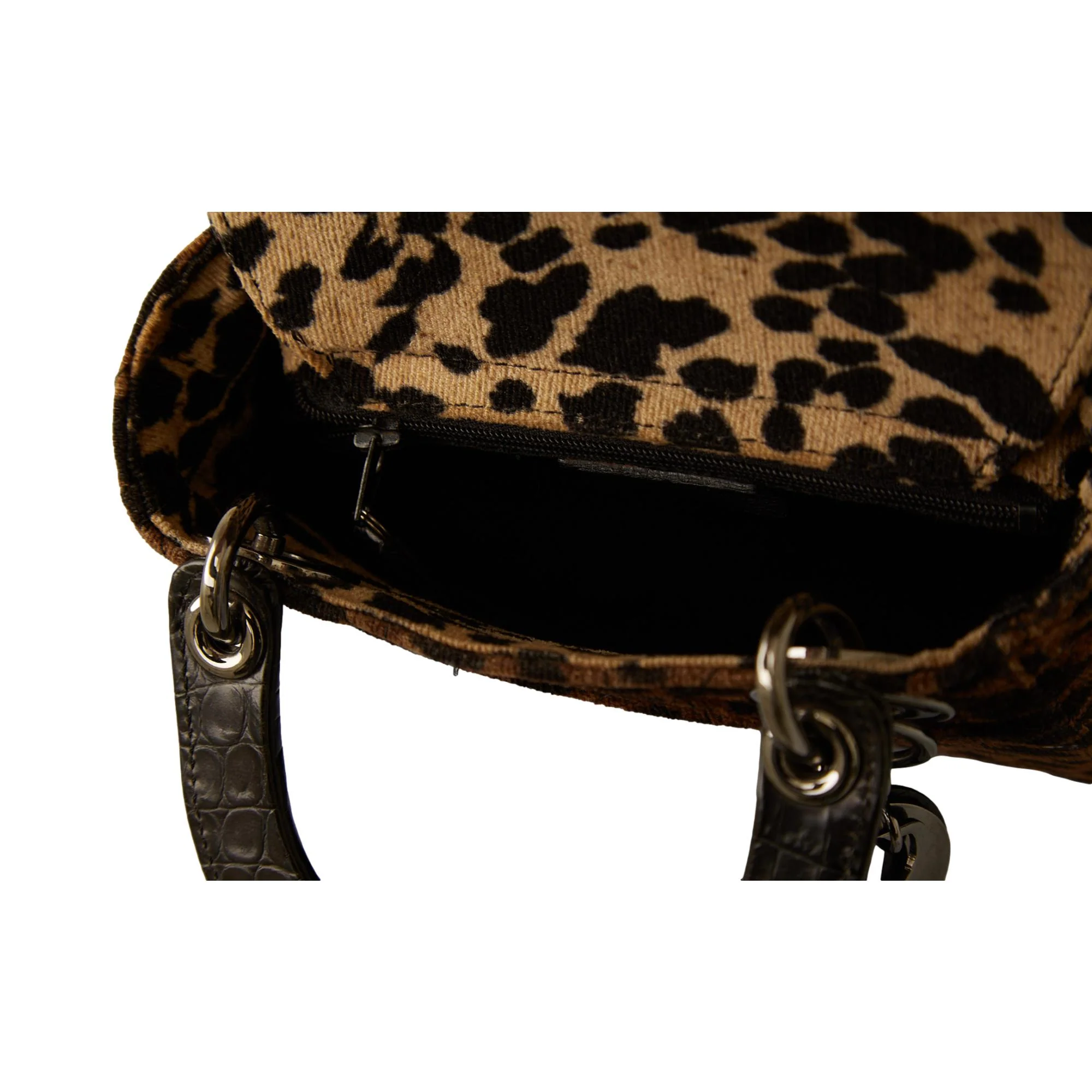 Dior Cheetah Velvet Mini Bag - Image 4