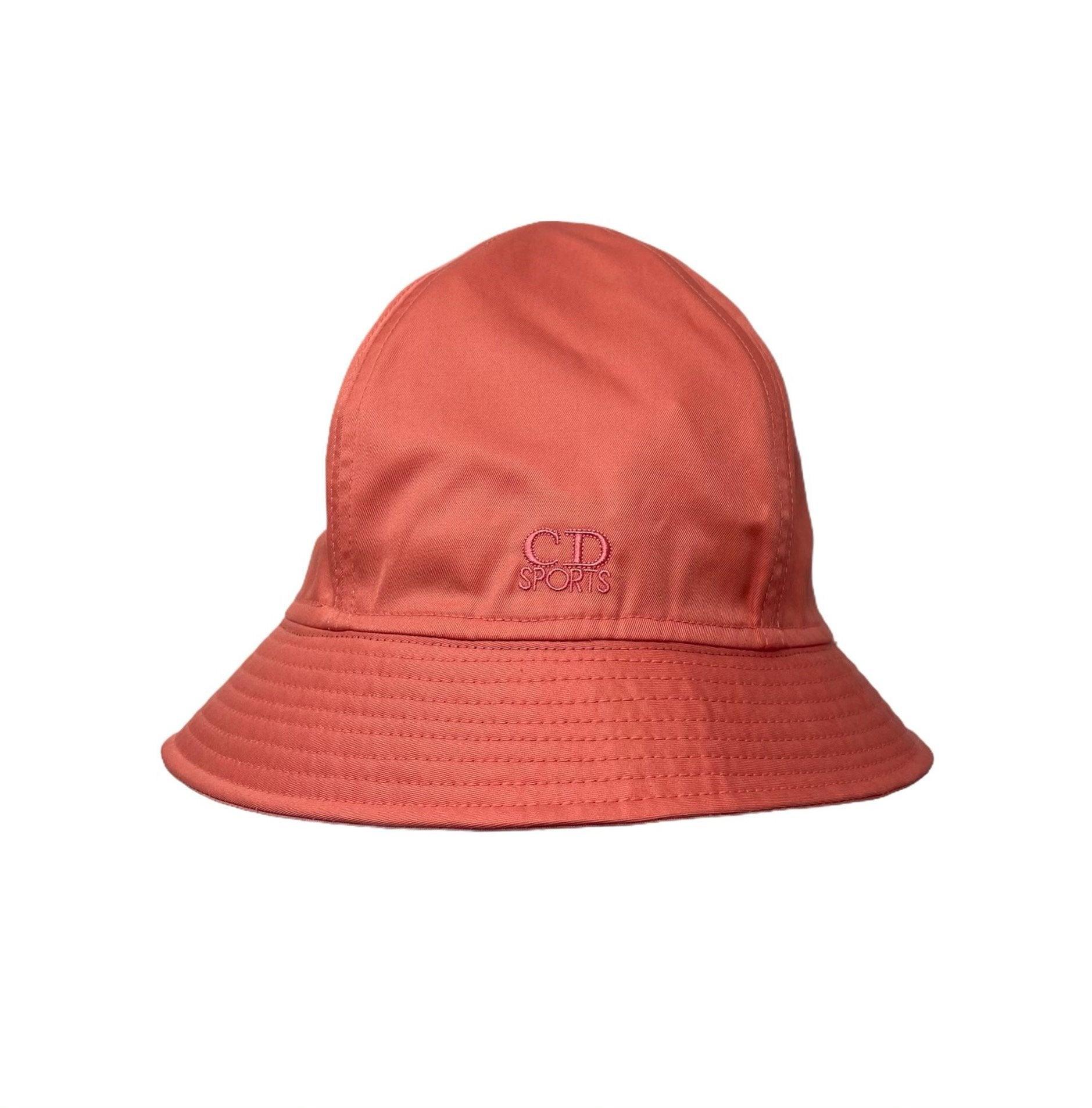 Dior Coral Logo Bucket Hat