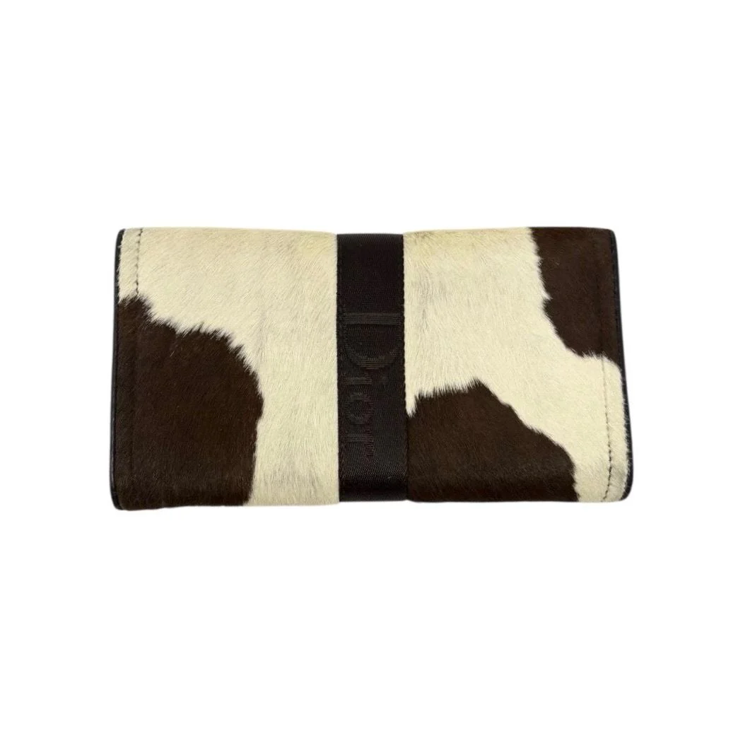 Dior Cow Print Calfhair Wallet - Image 2