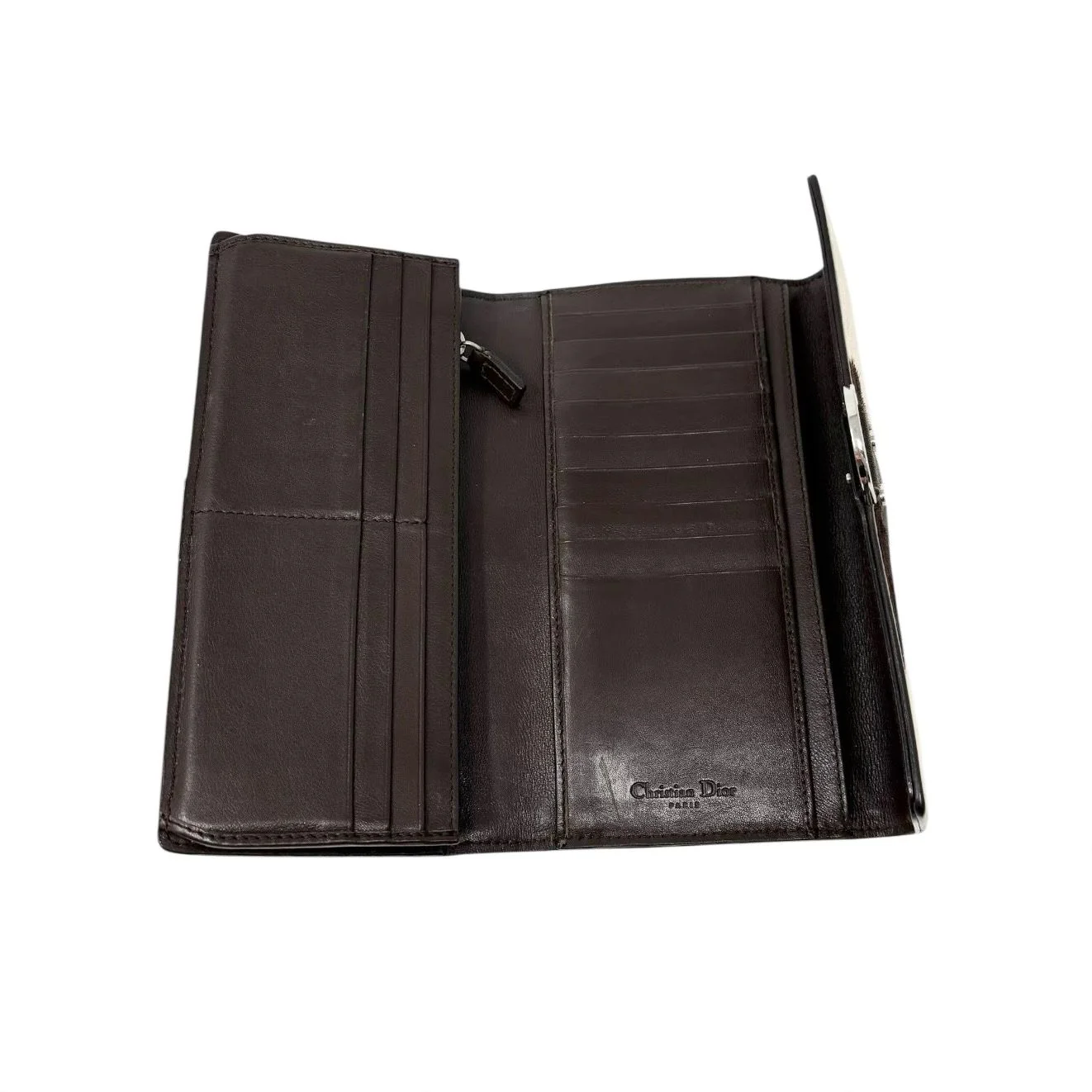 Dior Cow Print Calfhair Wallet - Image 3