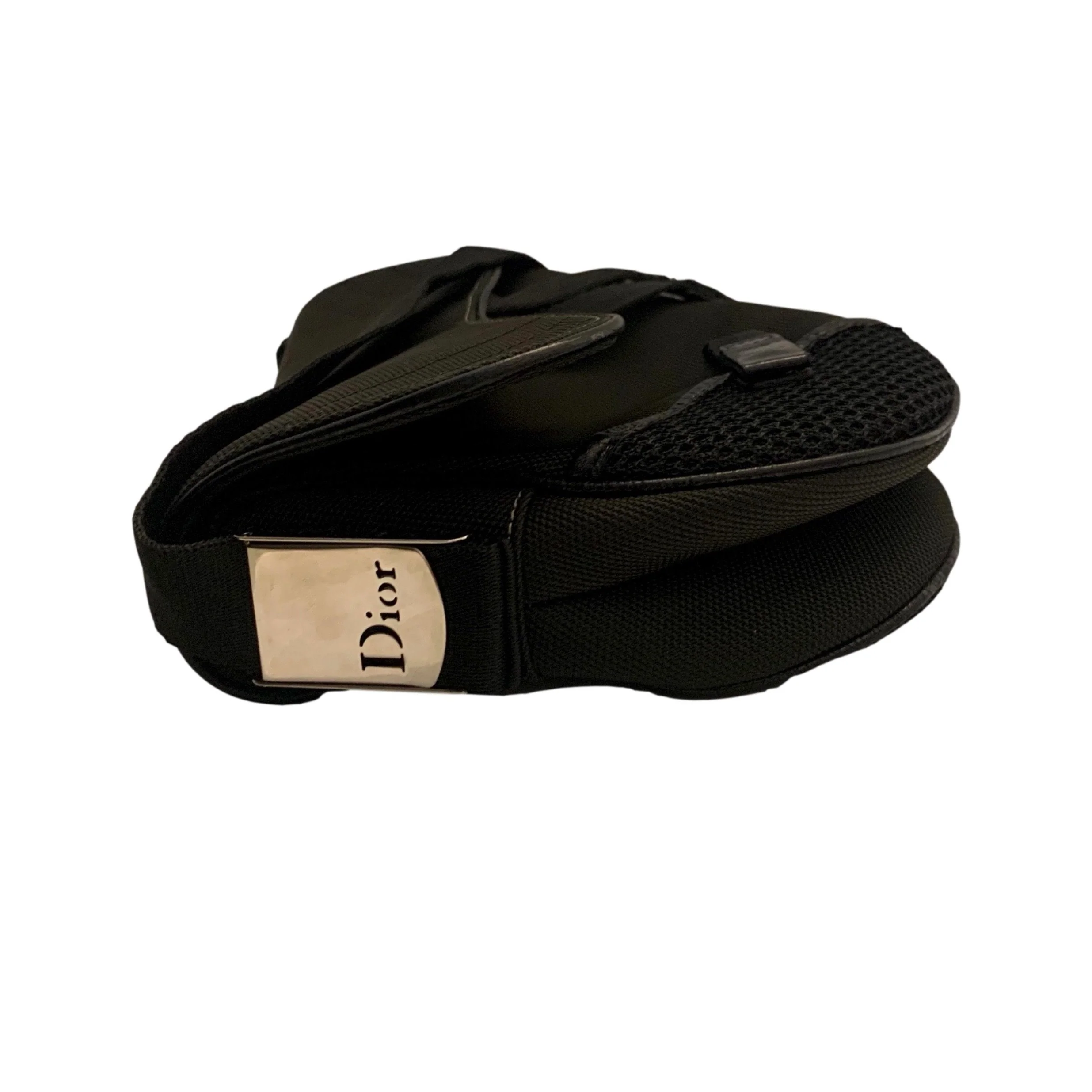 Dior Dark Grey Sport Saddle Bag - Image 2