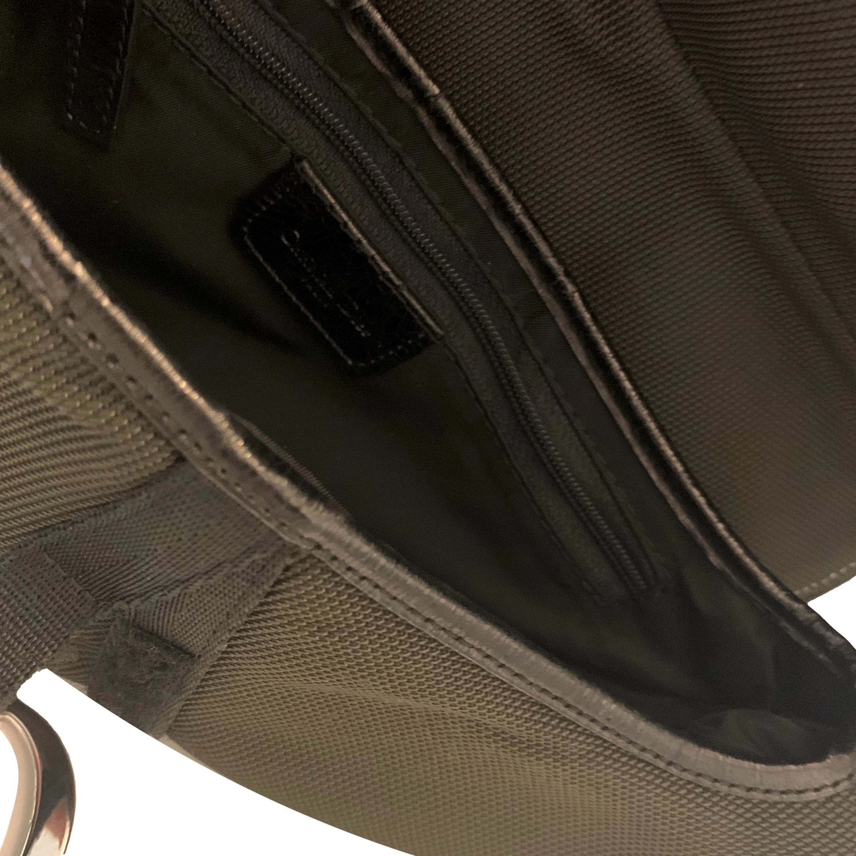 Dior Dark Grey Sport Saddle Bag - Image 5