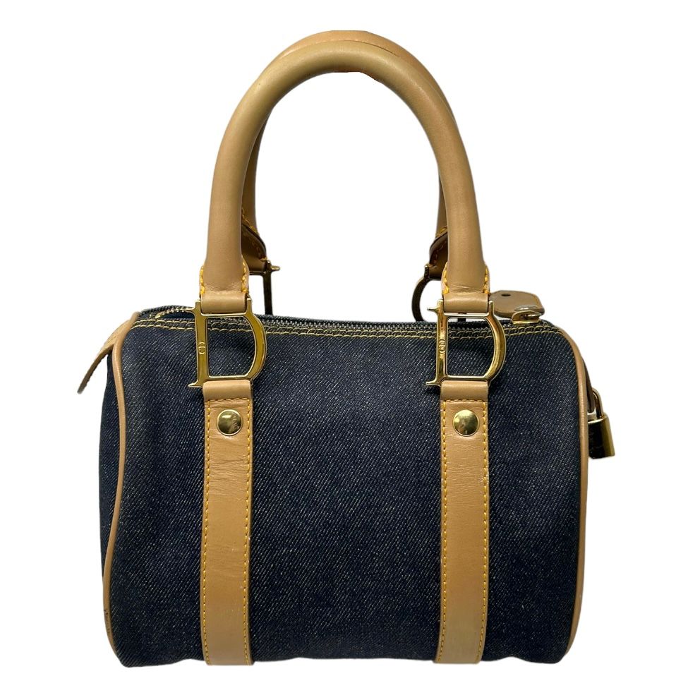 Dior Denim Mini Boston Bag - Image 2