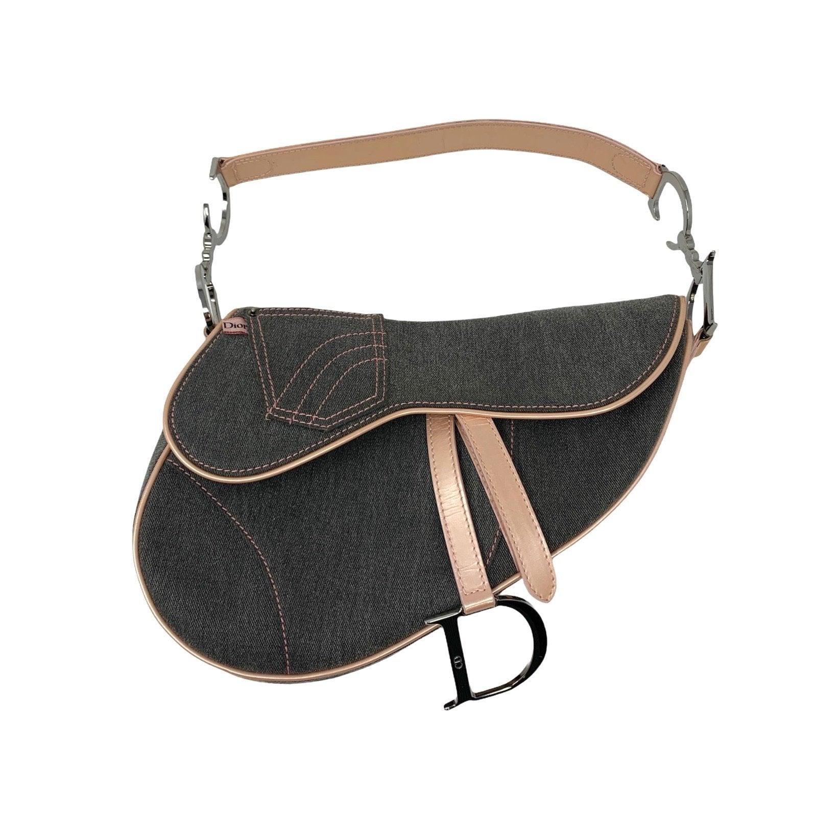 Dior Denim Saddle Bag