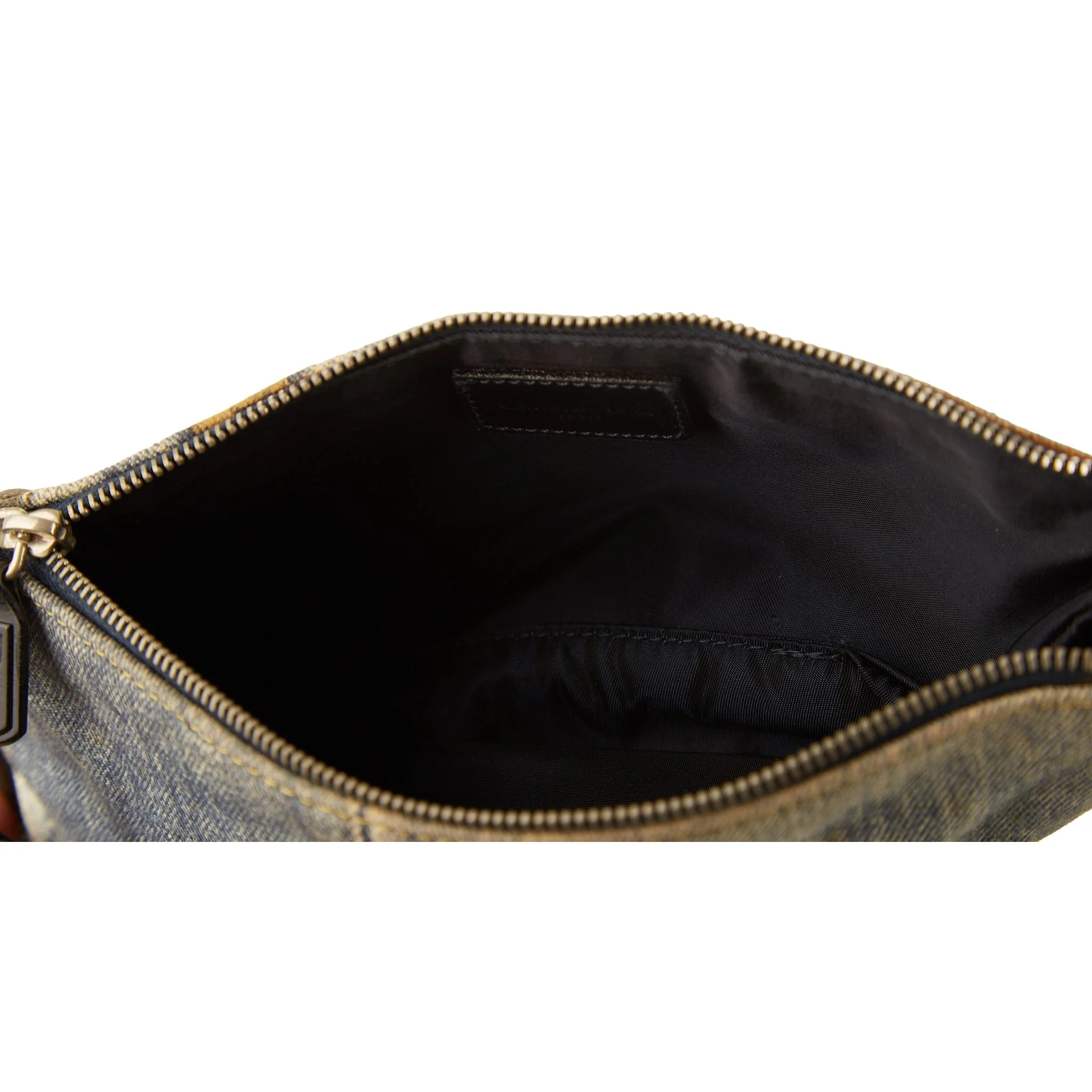 Dior Denim Speedway Mini Saddle Bag - Image 4