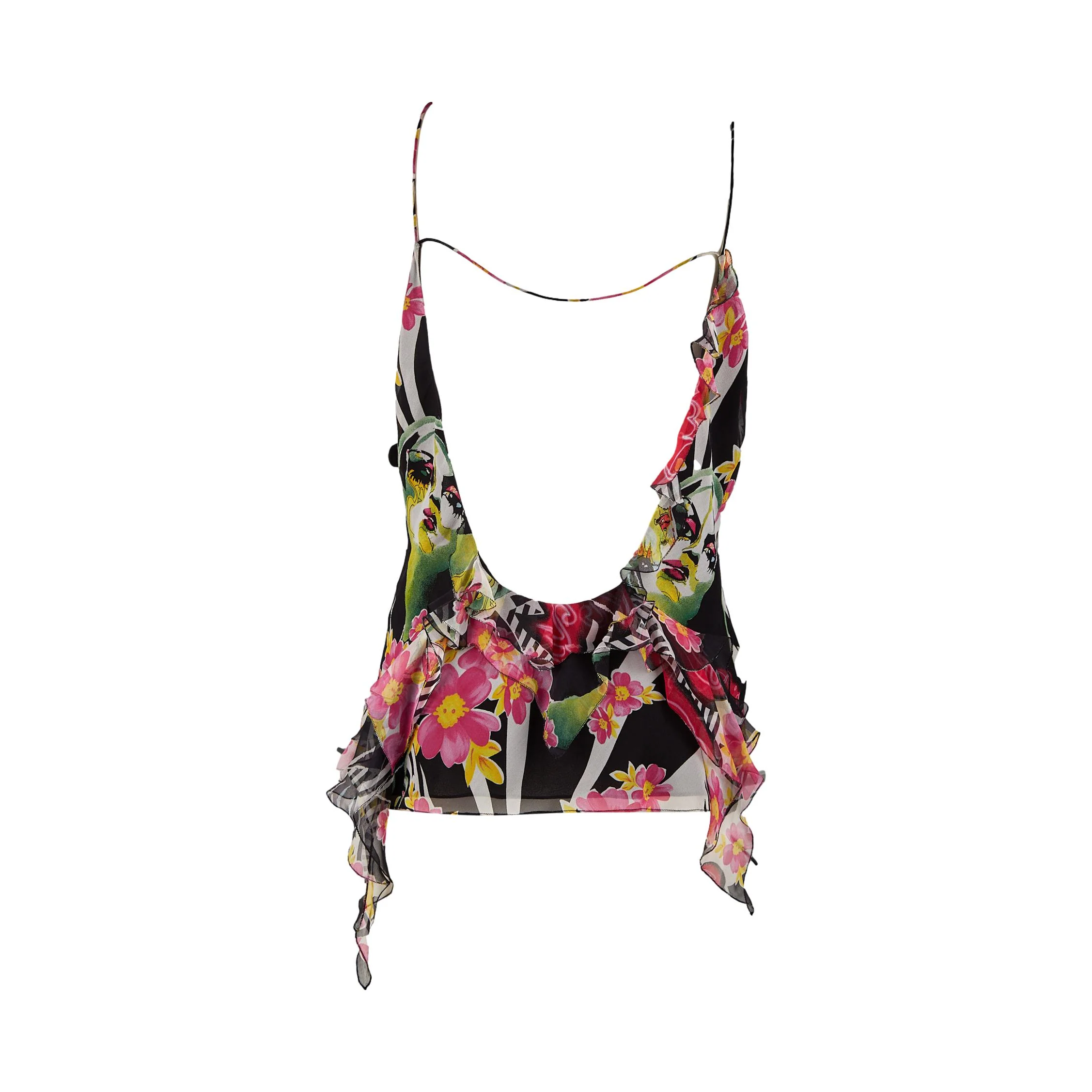 Dior Pink 'Dolls' Print Tank - Image 2