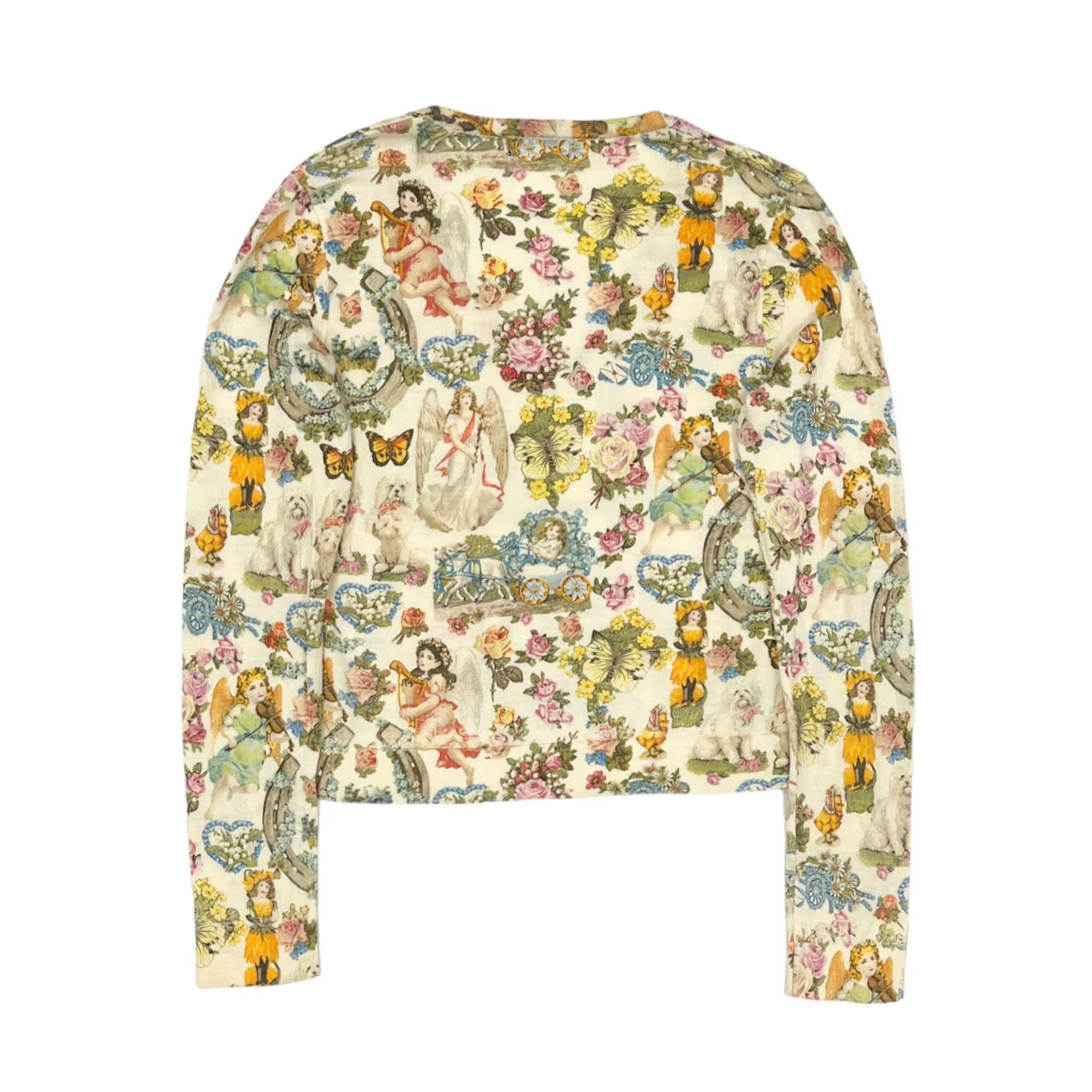 Dior Floral Printed Long Sleeve Top - Image 2