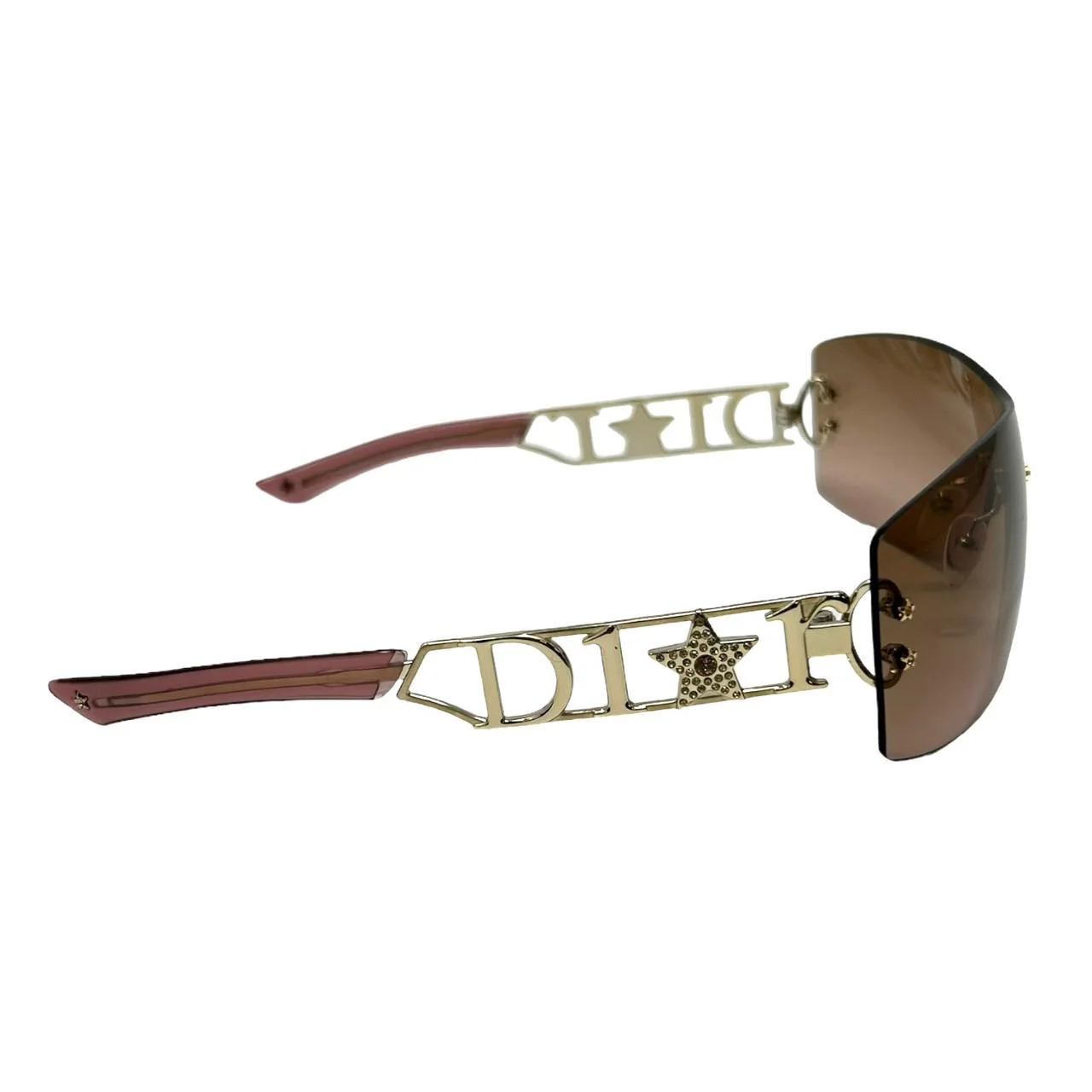 Dior Gold ‘Diorlywood’ Sunglasses - Image 2