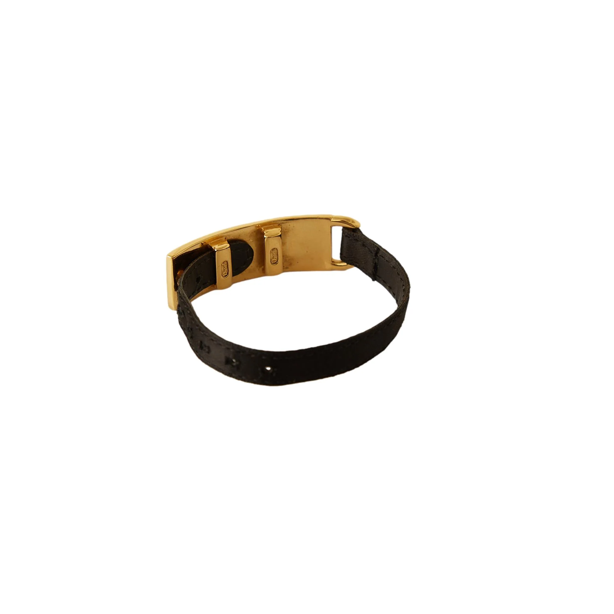 Dior Gold Logo Plaque Bracelet - Image 2