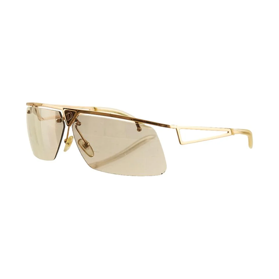 Dior Gold Logo Sunglasses - Image 2