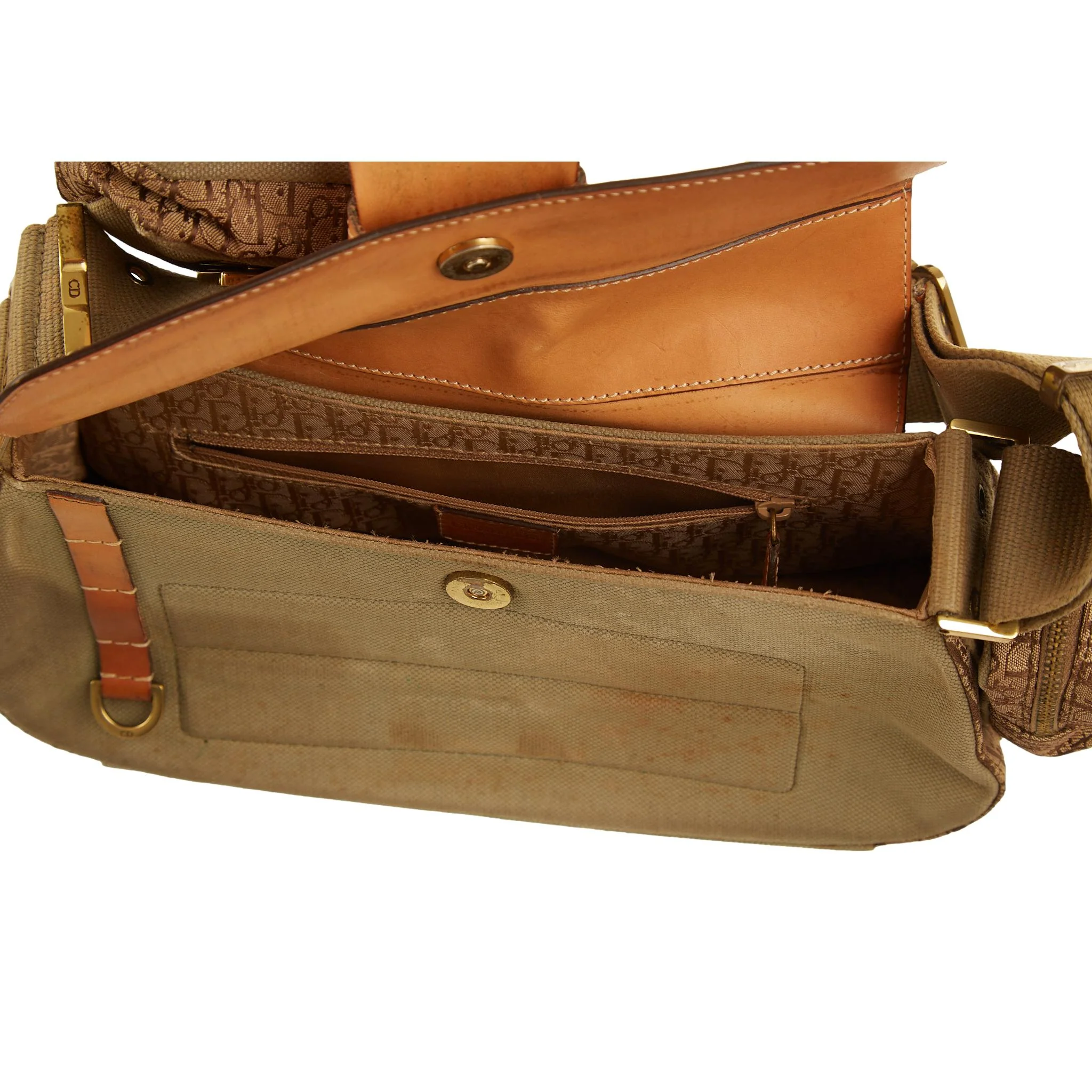 Dior Green Logo Columbus Bag - Image 4