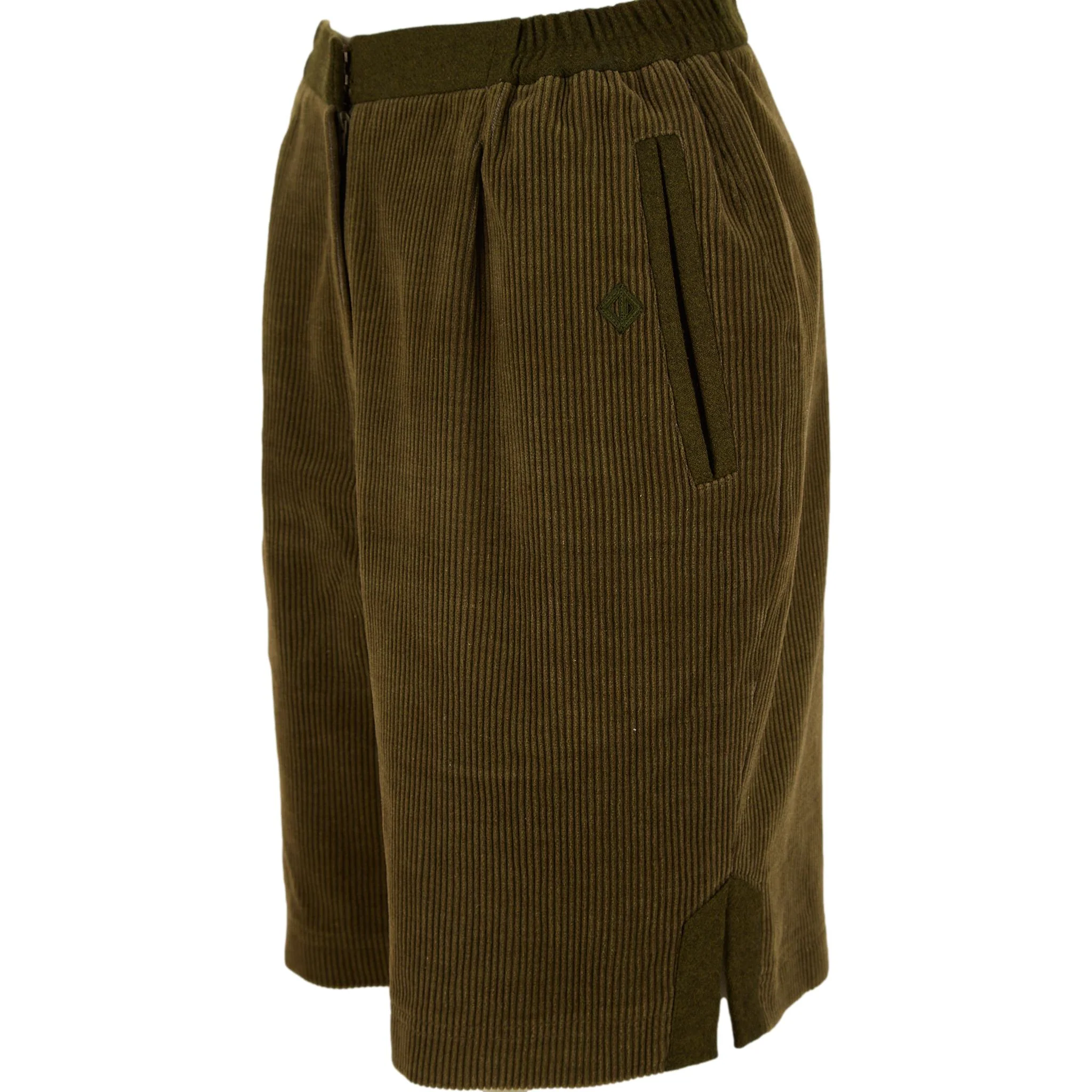 Dior Green Corduroy Shorts - Image 3
