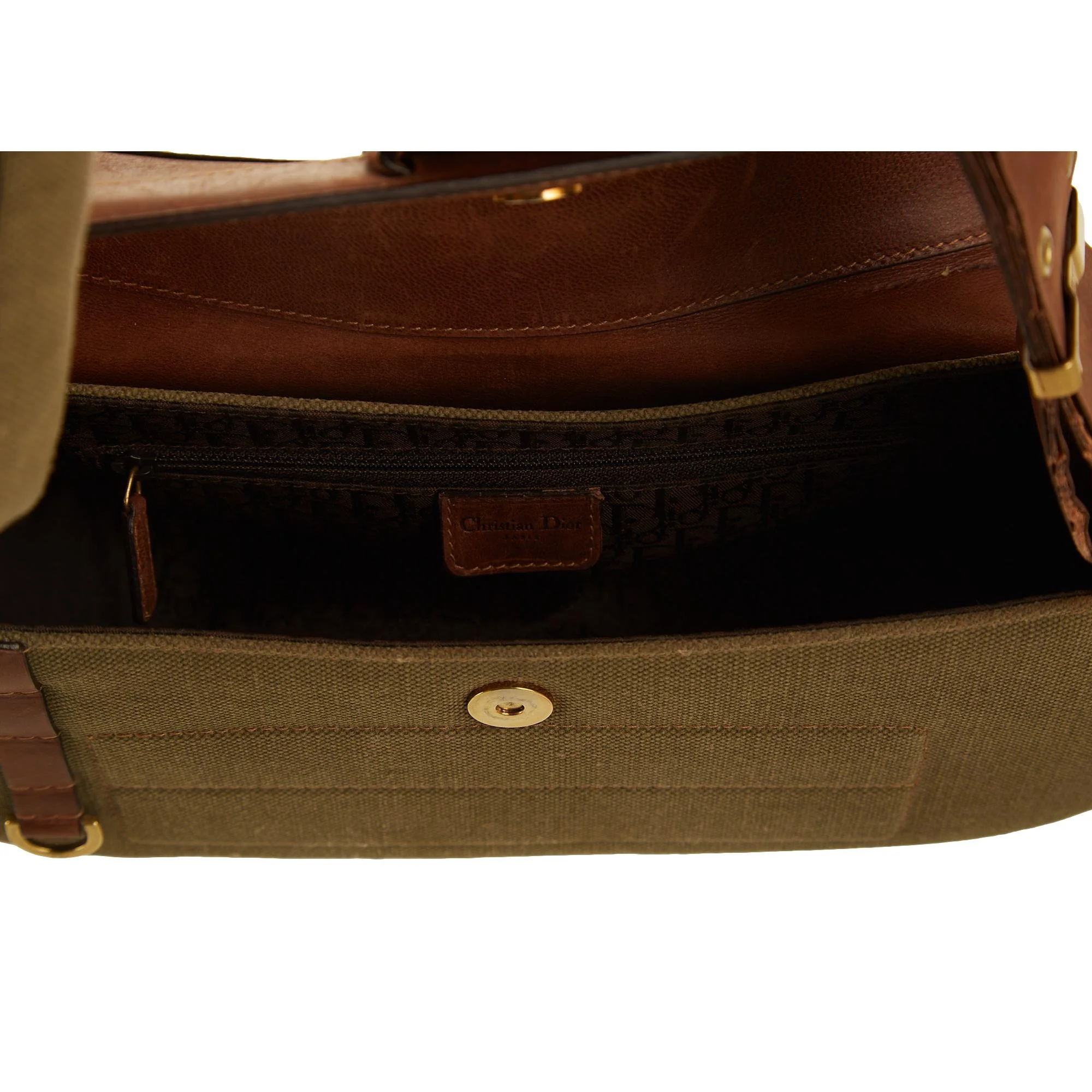 Dior Green Logo Columbus Bag - Image 4