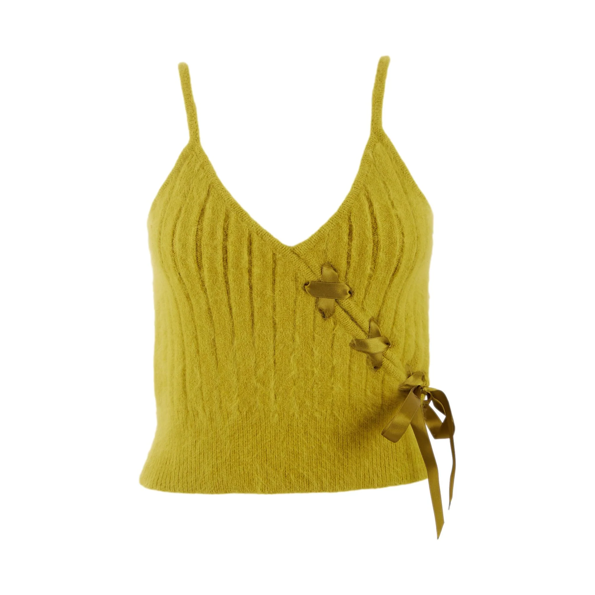 Dior Green Mohair Ribbon Tank