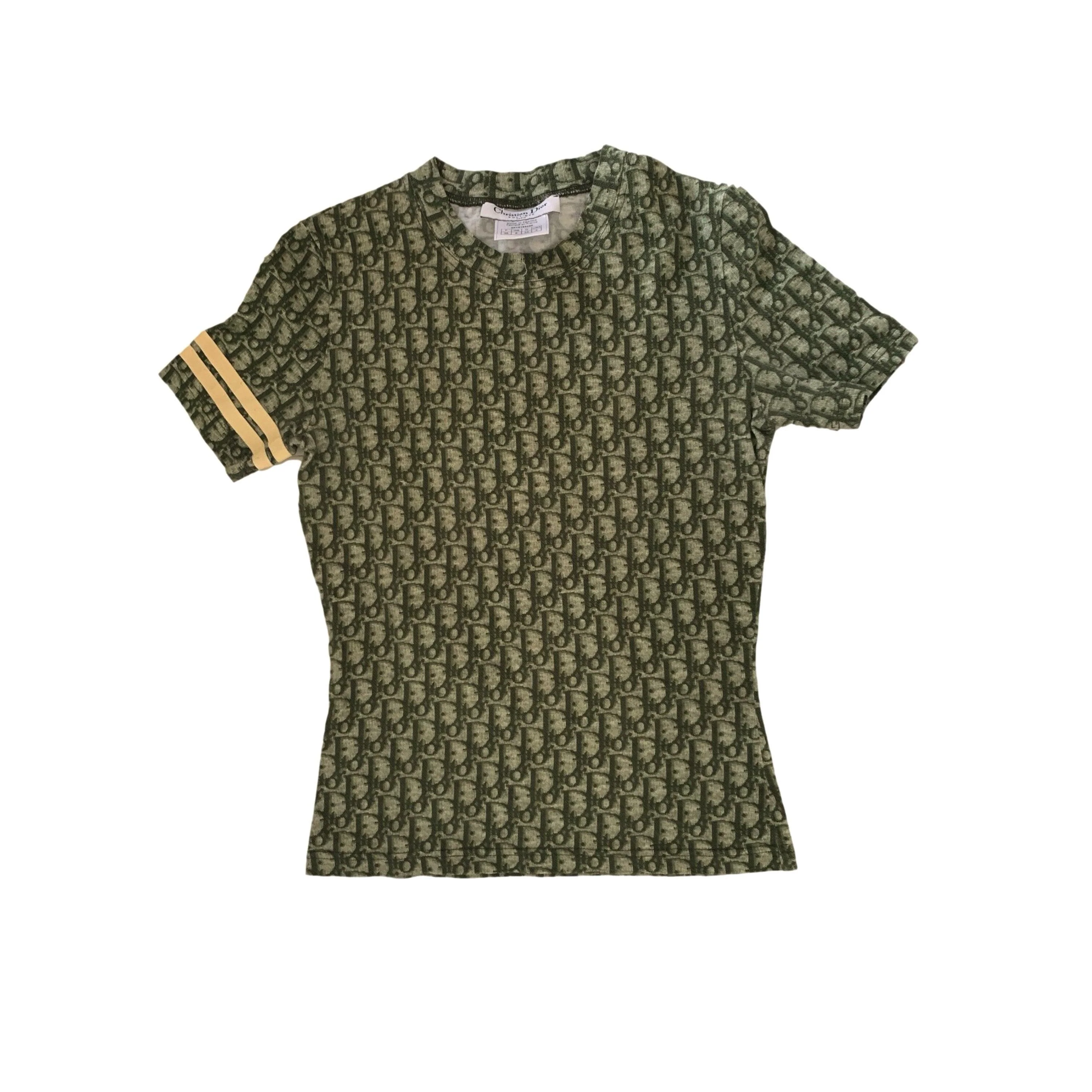 Dior Green Monogram T-Shirt