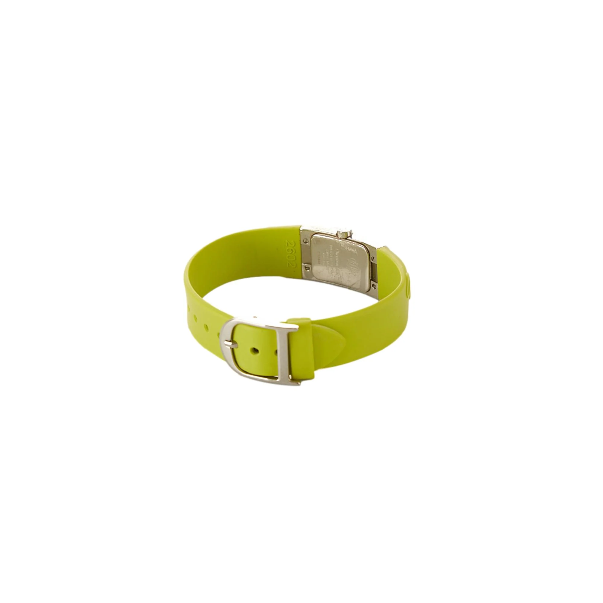 Dior Green Silicone Logo Watch - Image 2