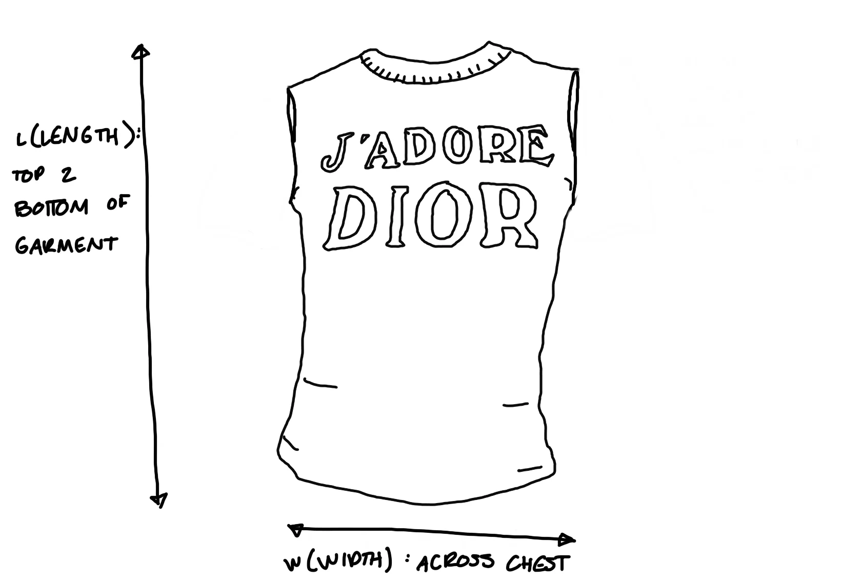 Dior Grey Wool Crop Tank - Image 3