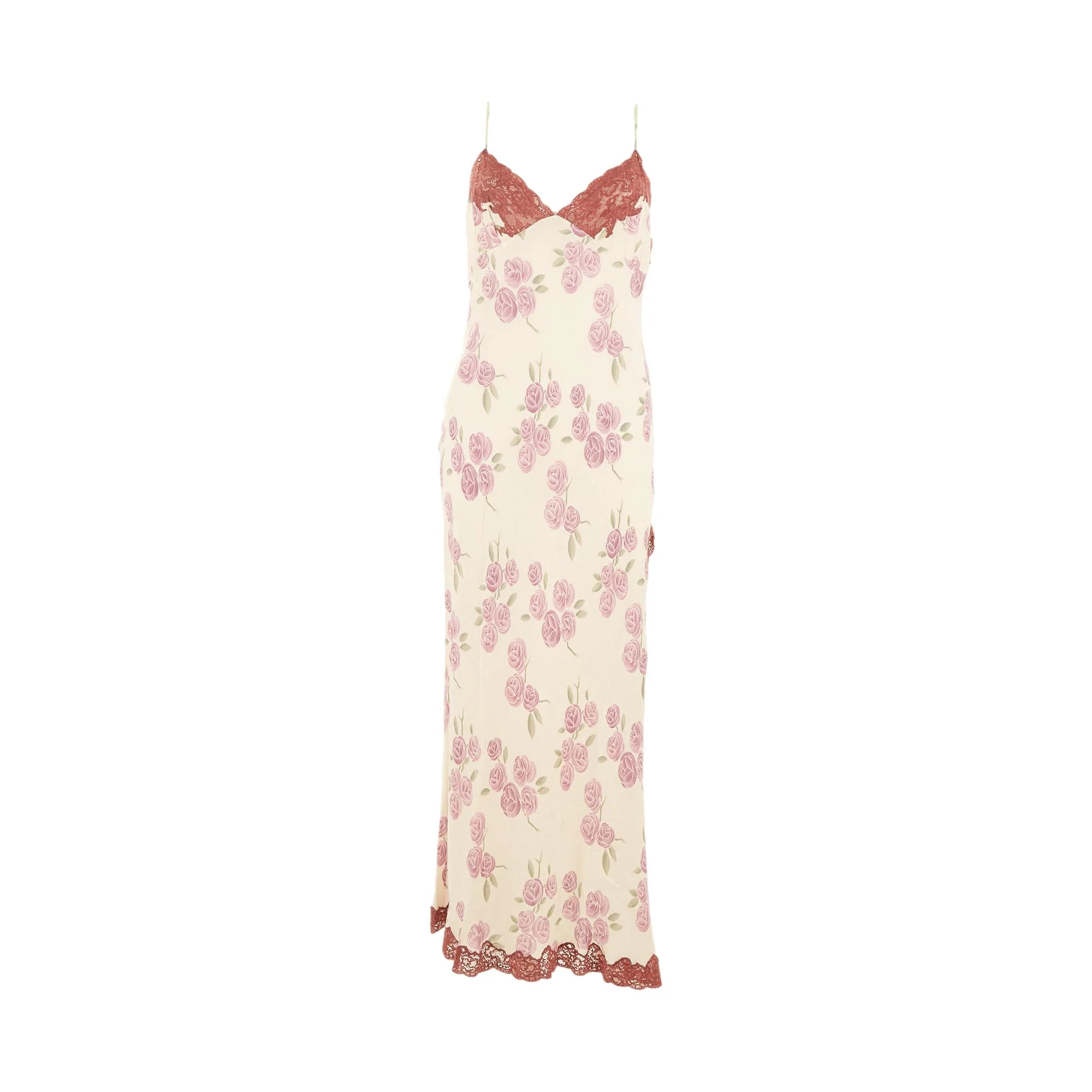 Dior Ivory Floral Print Dress