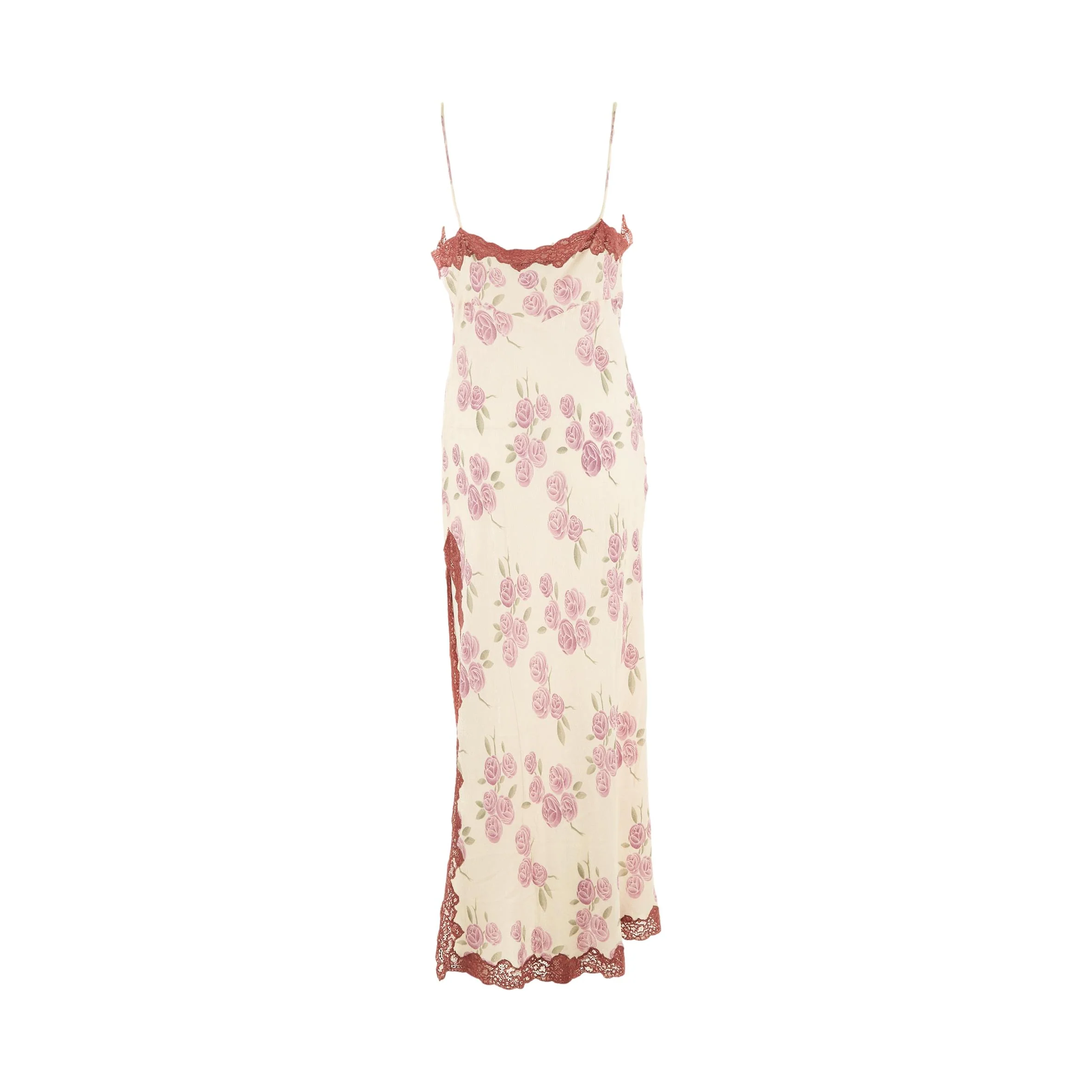 Dior Ivory Floral Print Dress - Image 2