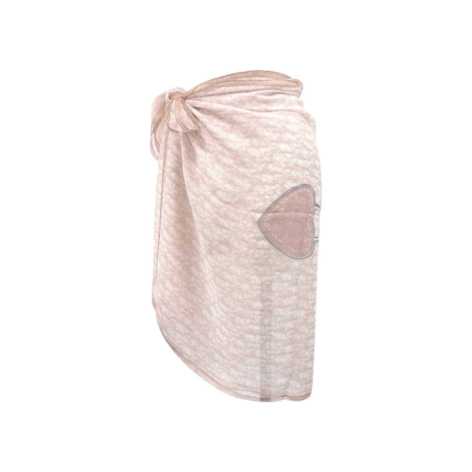 Dior Ivory Logo Romantique Jumbo Wrap