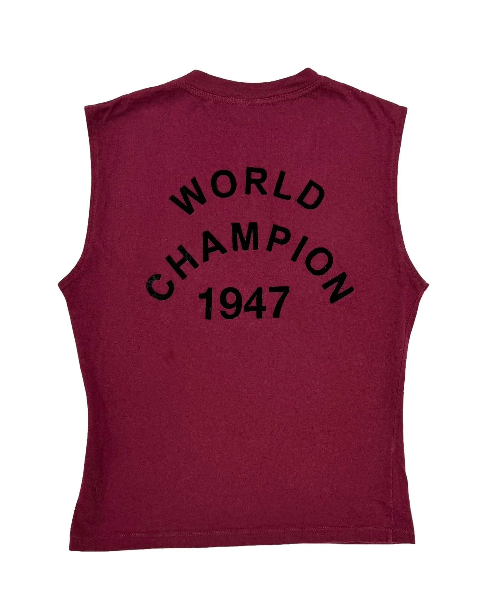 Dior J’adore Burgundy Logo Tank - Image 2