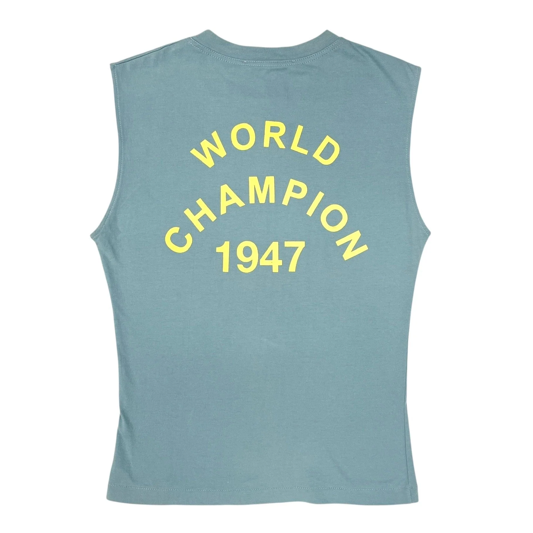 Dior Jadore Baby Blue Logo Tank - Image 2