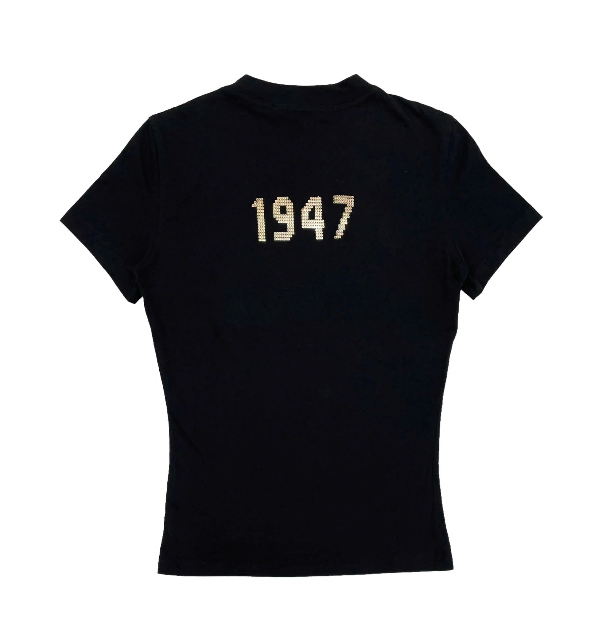 Dior J'Adore Black Studded T-Shirt - Image 2
