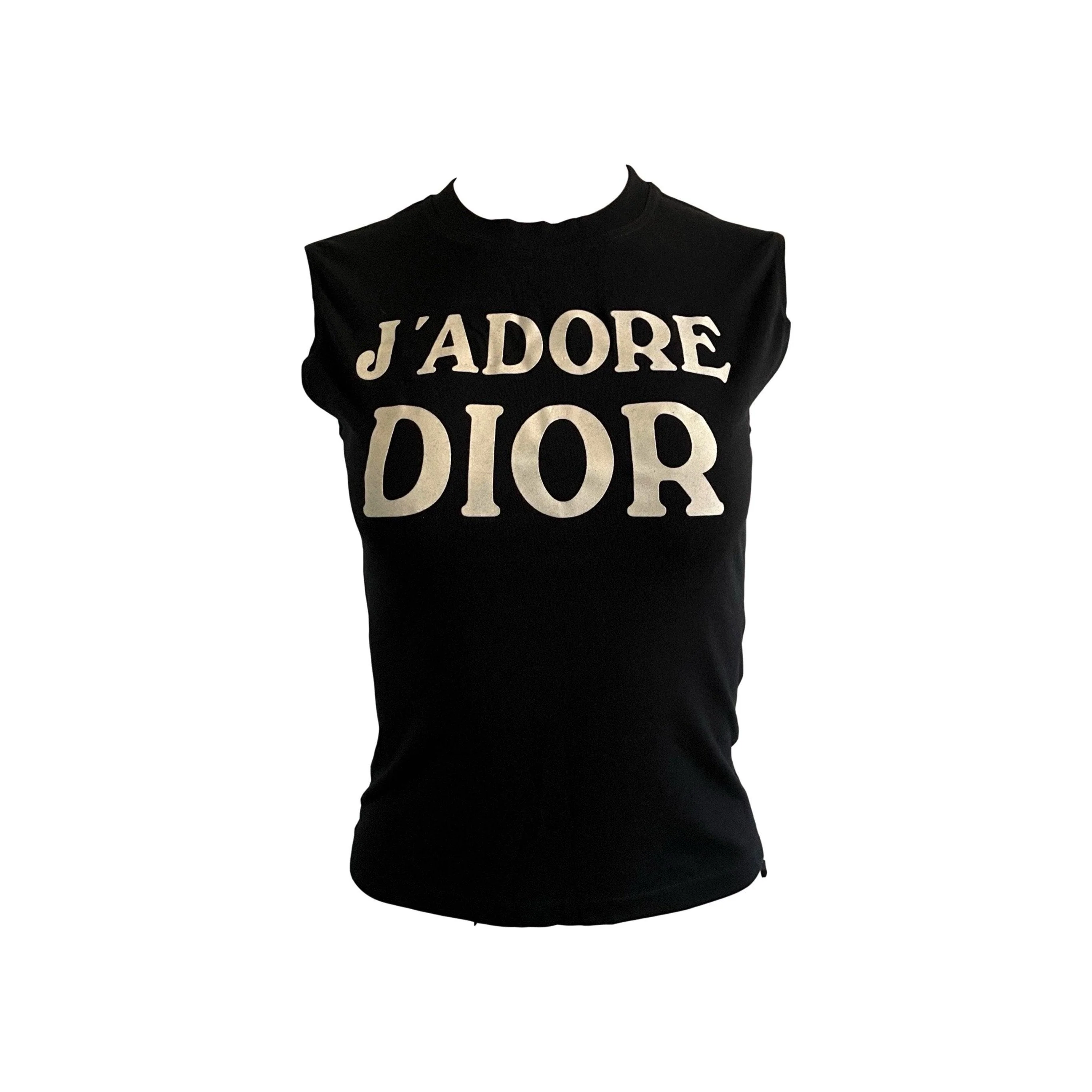 Dior J'Adore Black Tank