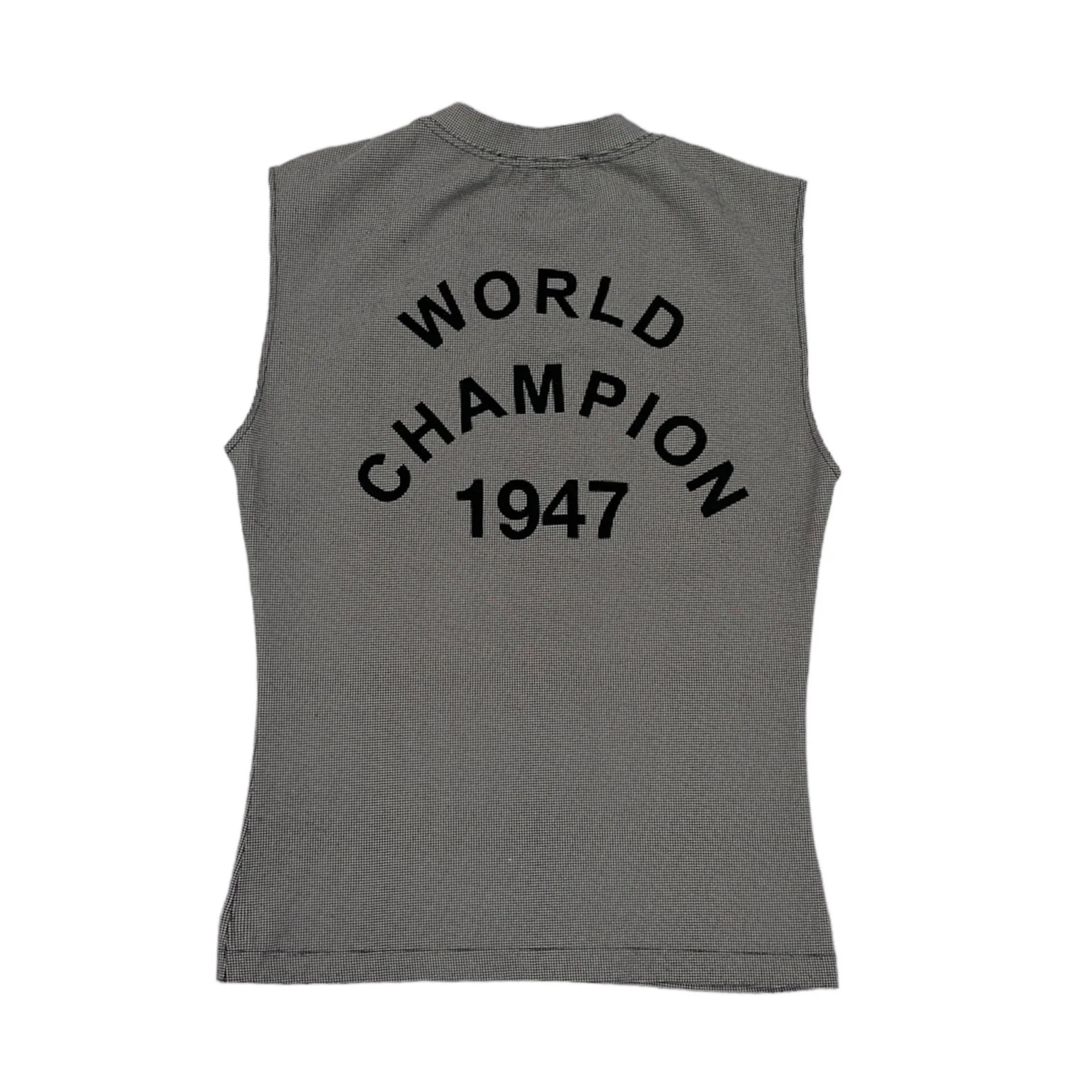 Dior 'J'Adore' Houndstooth Logo Tank - Image 2