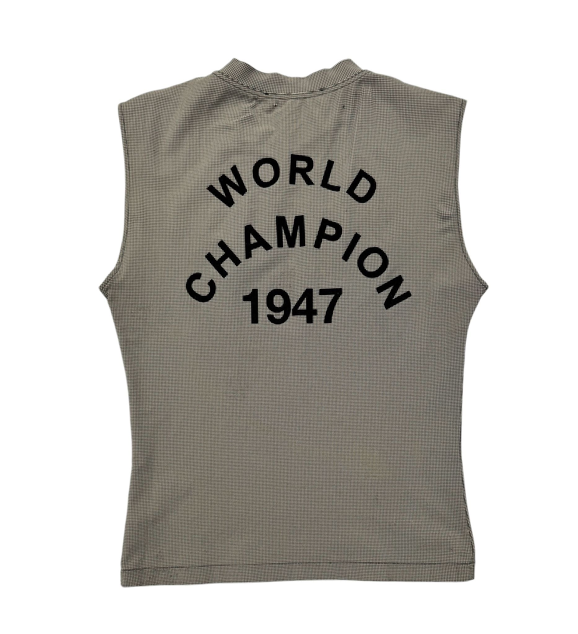 Dior J'Adore Houndstooth Tank Top - Image 2