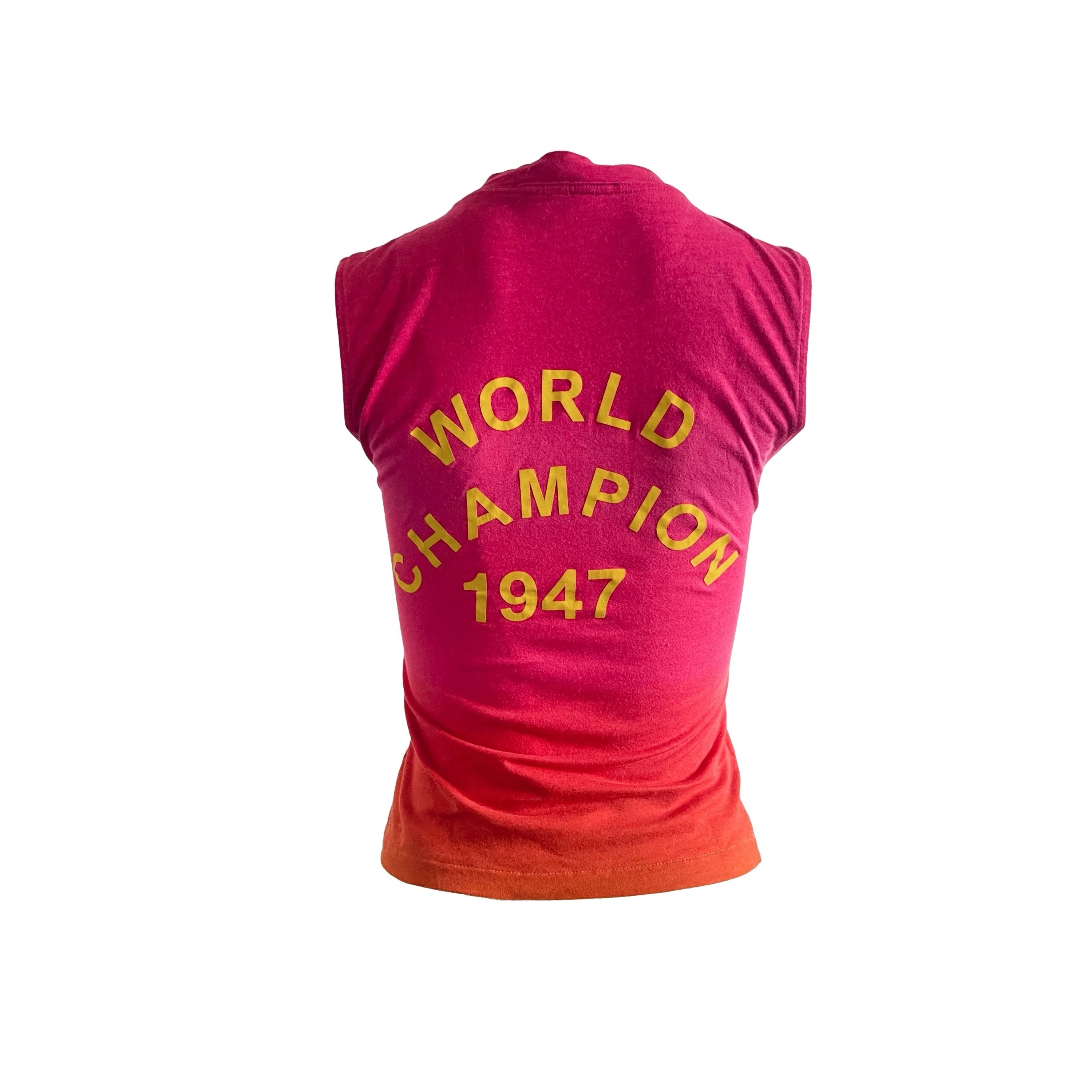 Dior J'Adore Pink Ombre Logo Tank Top - Image 2
