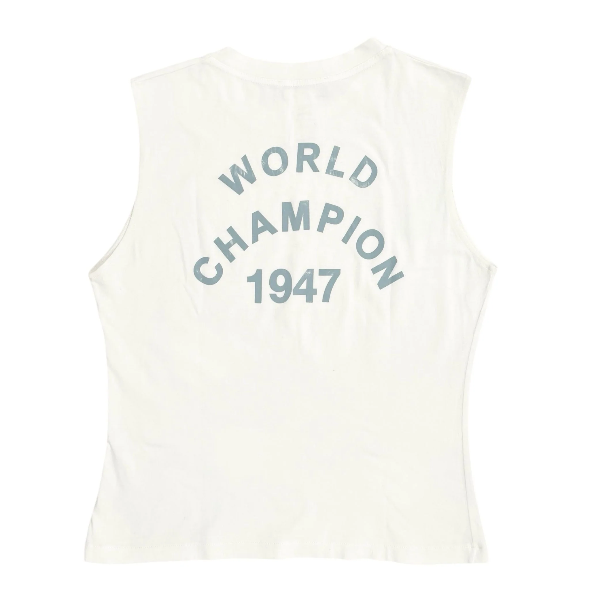 Dior 'J'Adore' White + Blue Tank Top - Image 2