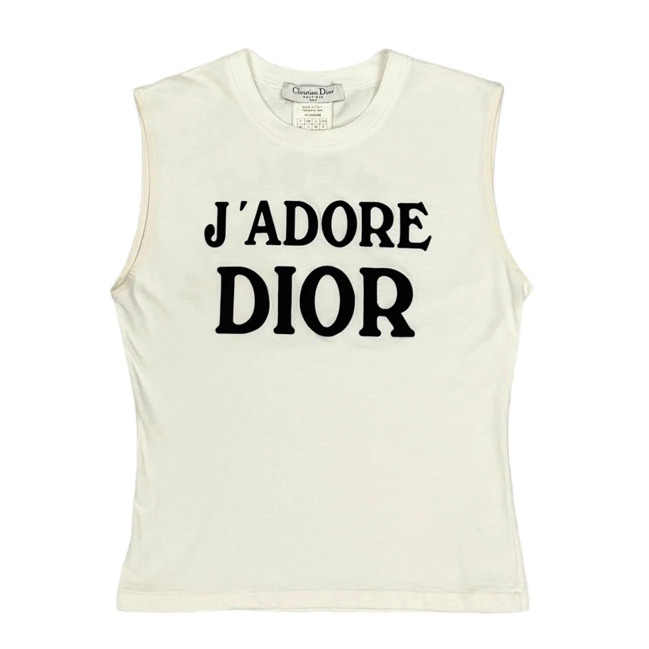Dior J'Adore White Tank