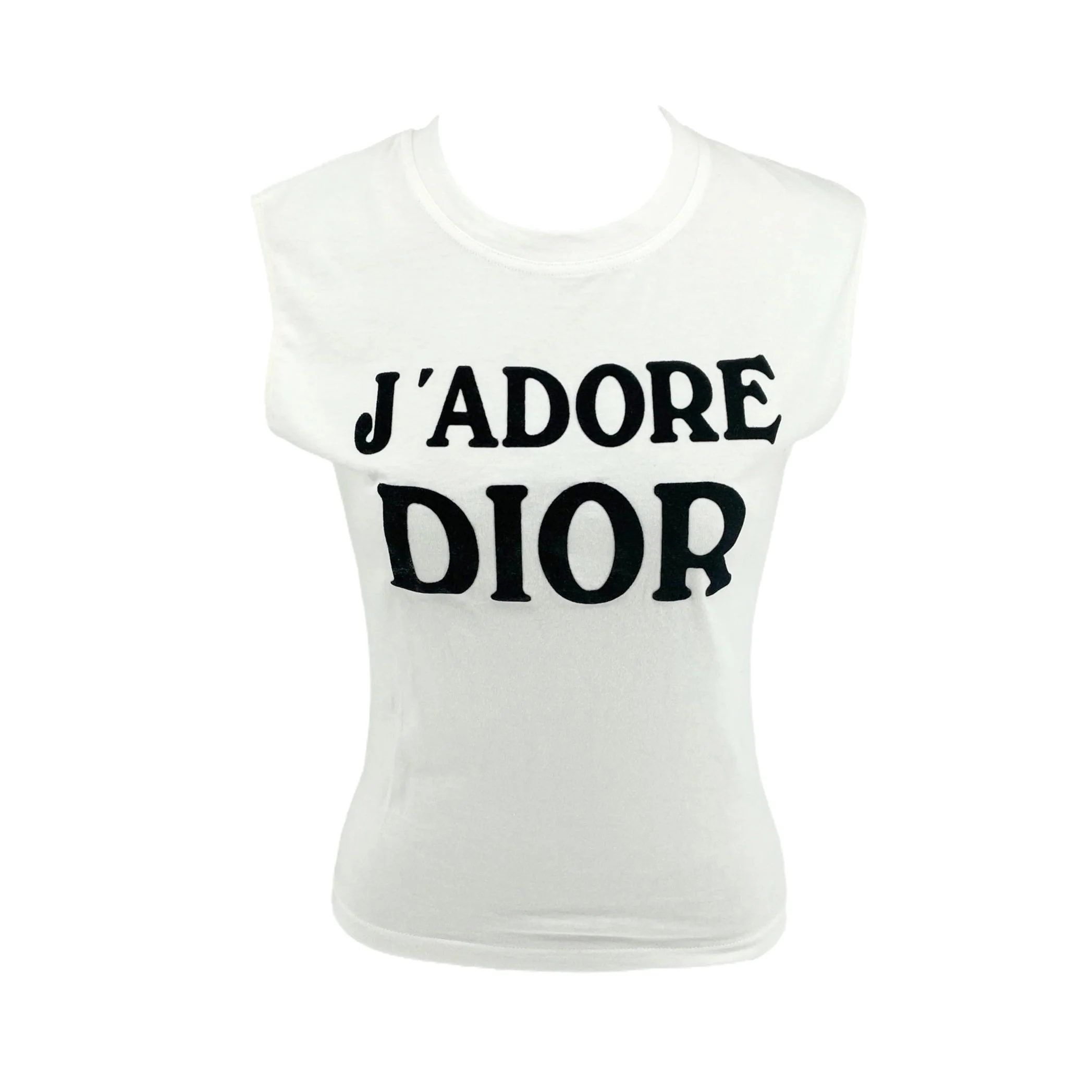 Dior J'adore White Tank Top