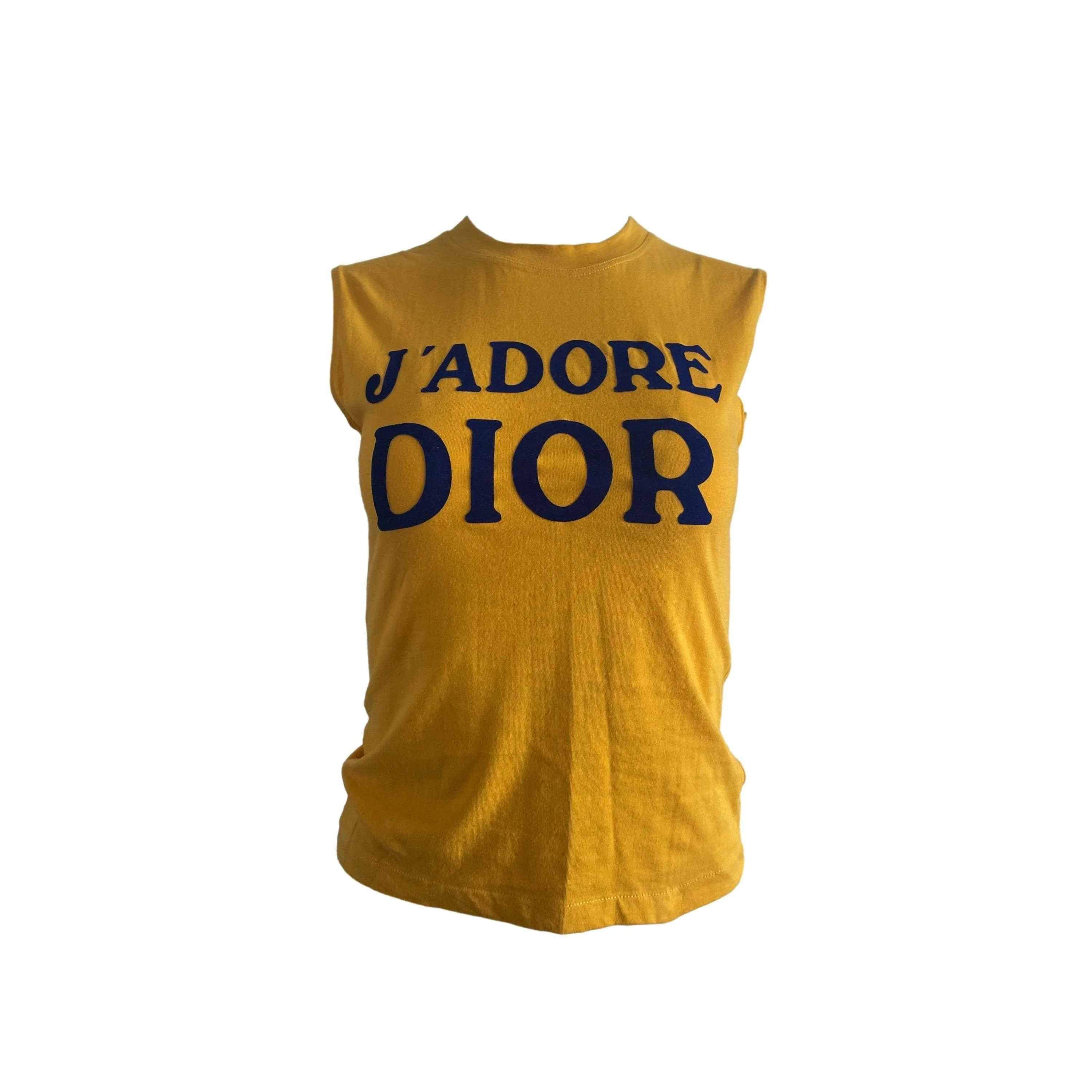 Dior J'Adore Yellow Logo Tank
