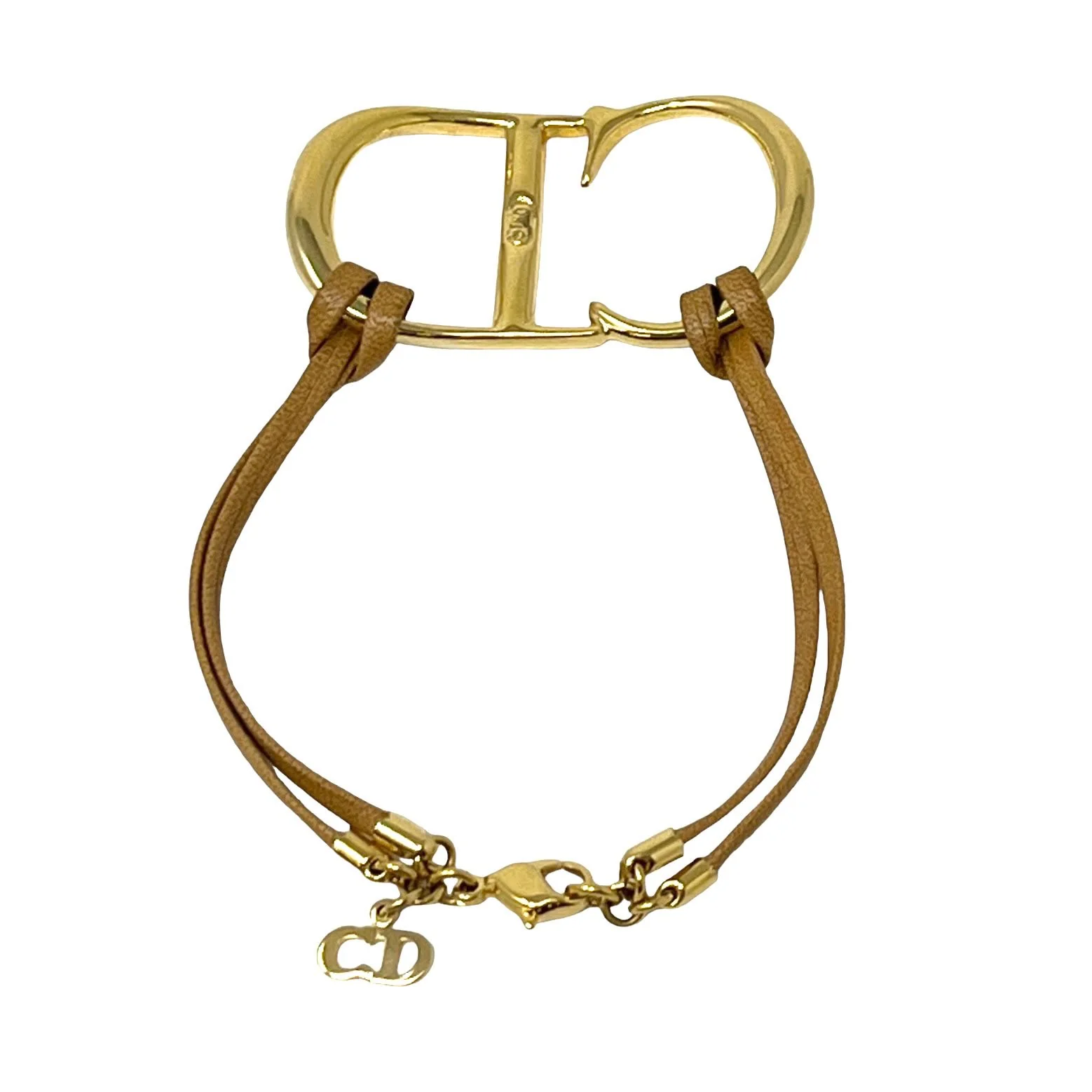 Dior Jumbo Logo Leather Bracelet - Image 2