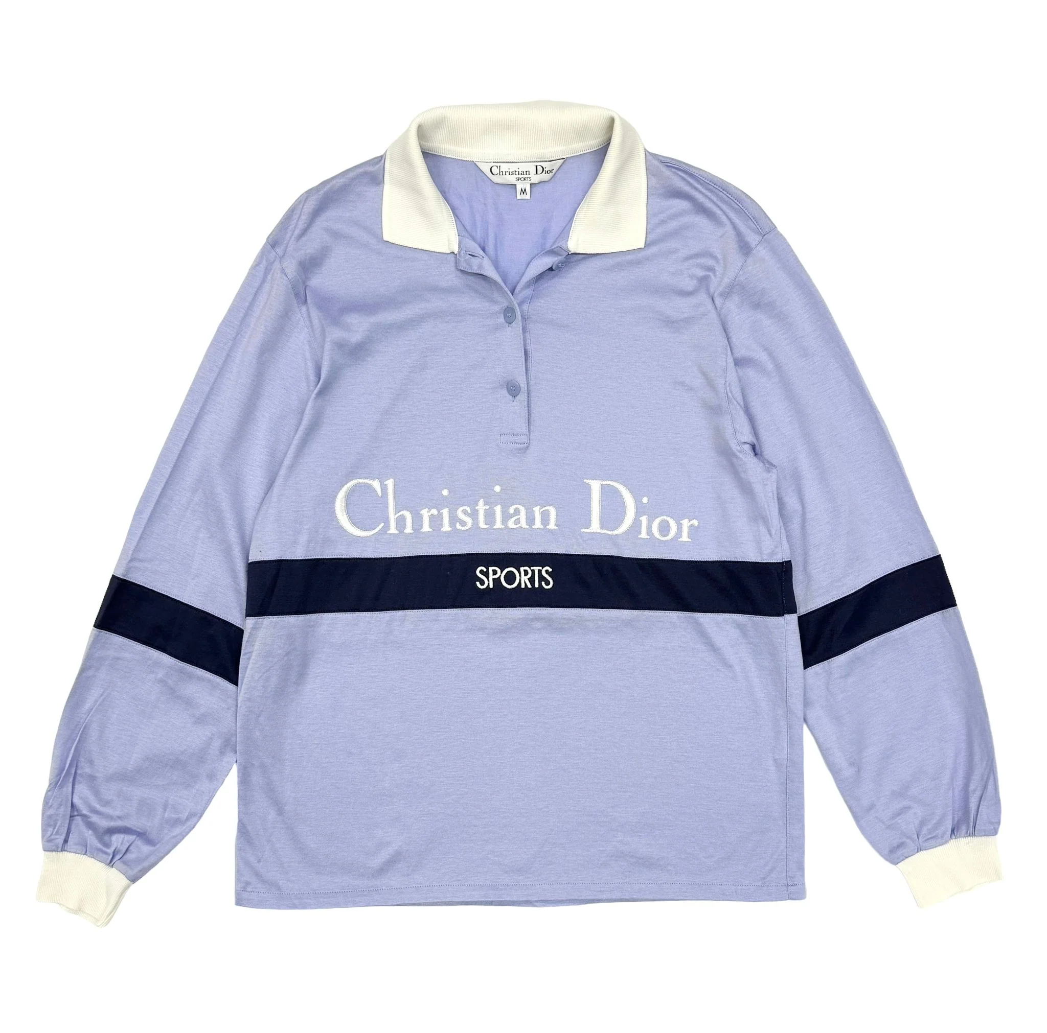 Dior Light Blue Rugby Shirt