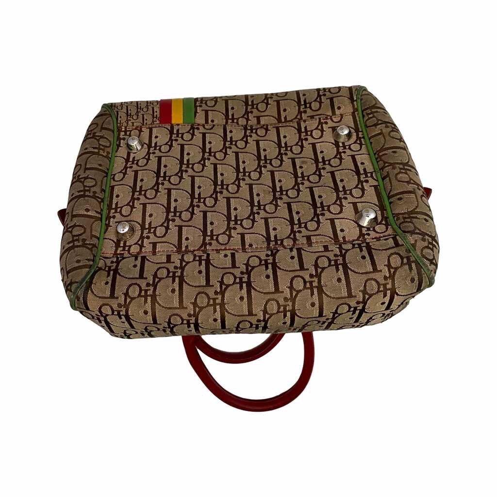 Dior Multicolor Rasta Bowler Bag - Image 4