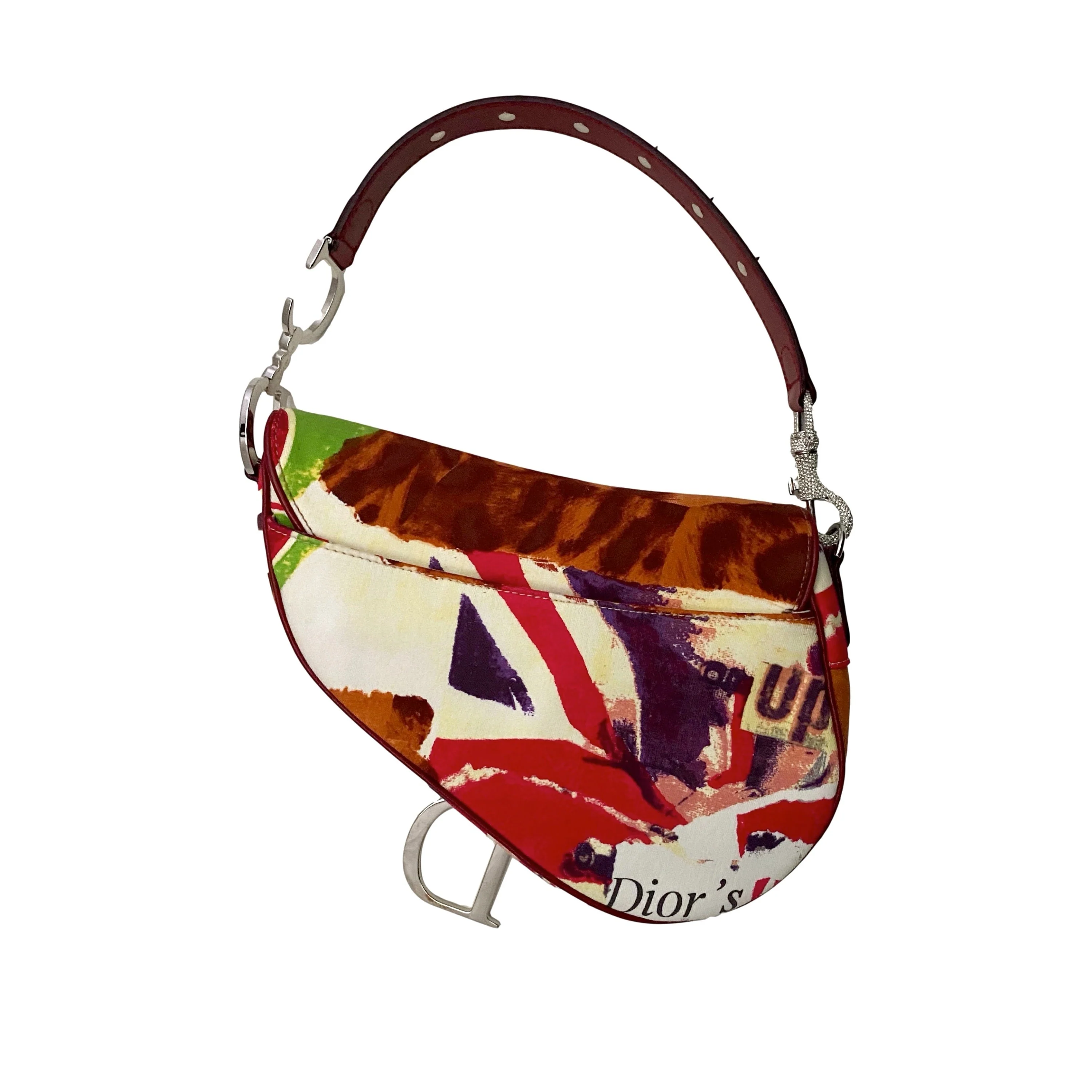 Dior Multicolor Victim Saddle Bag - Image 2