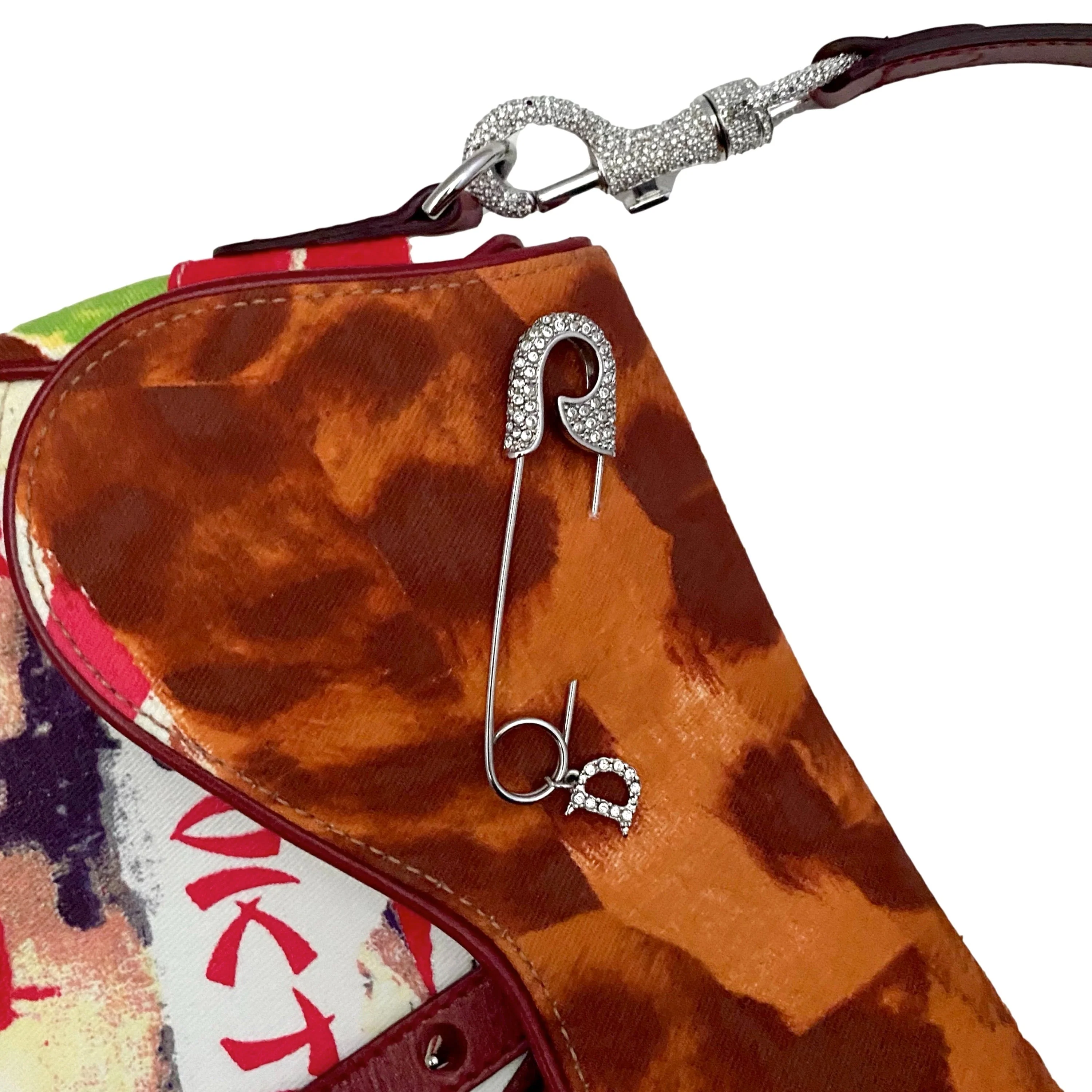 Dior Multicolor Victim Saddle Bag - Image 3