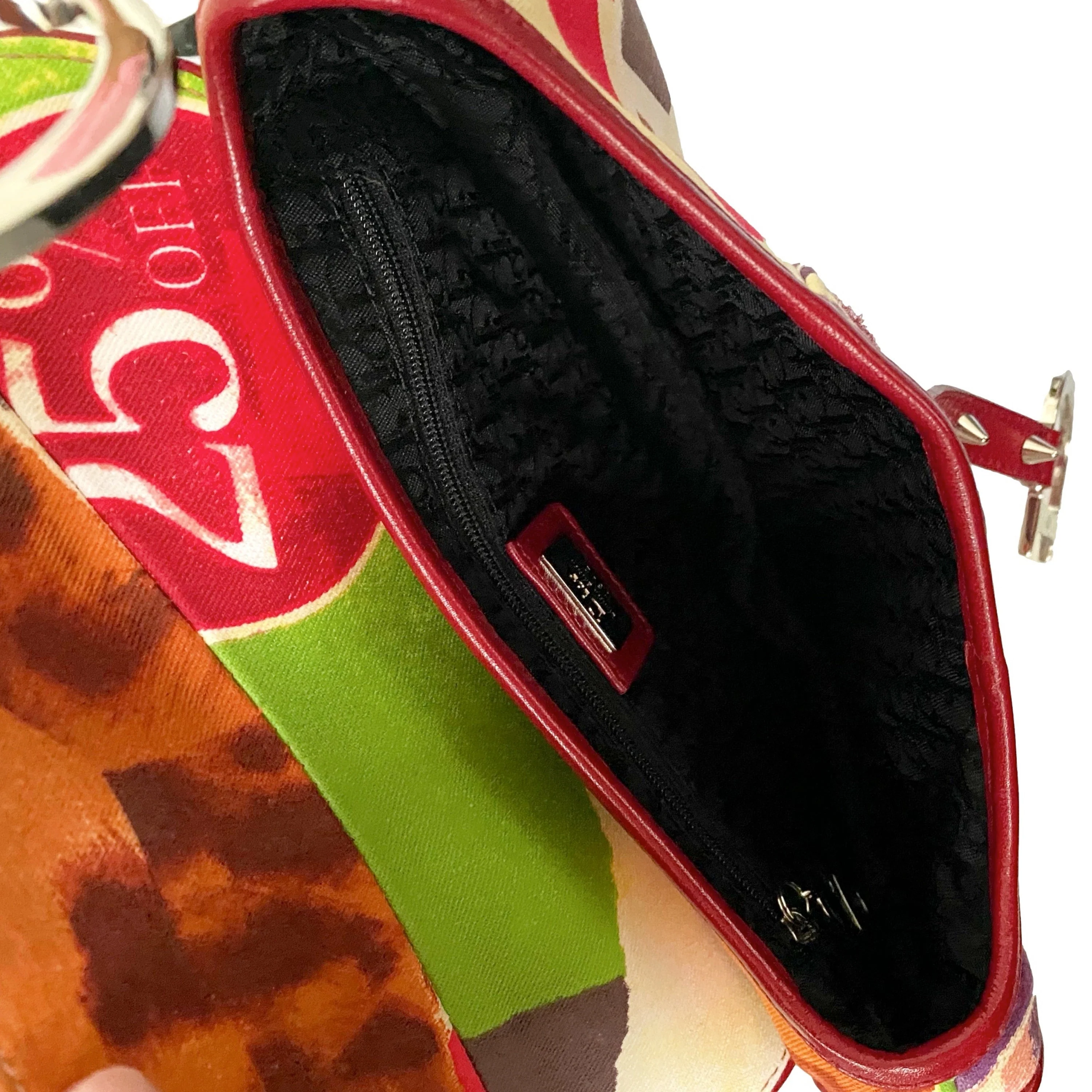 Dior Multicolor Victim Saddle Bag - Image 4