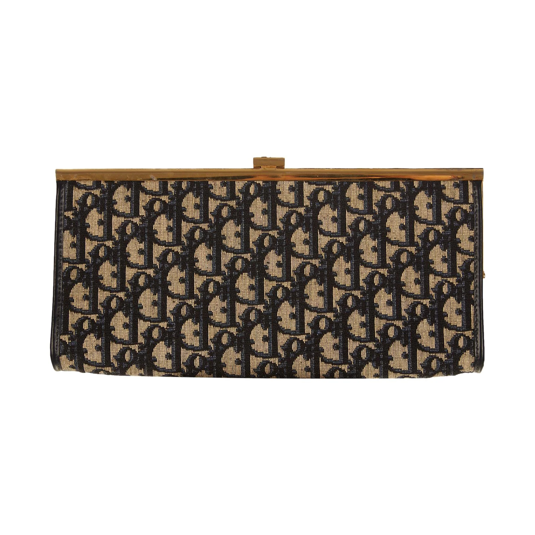 Dior Navy Blue Logo Clutch - Image 2