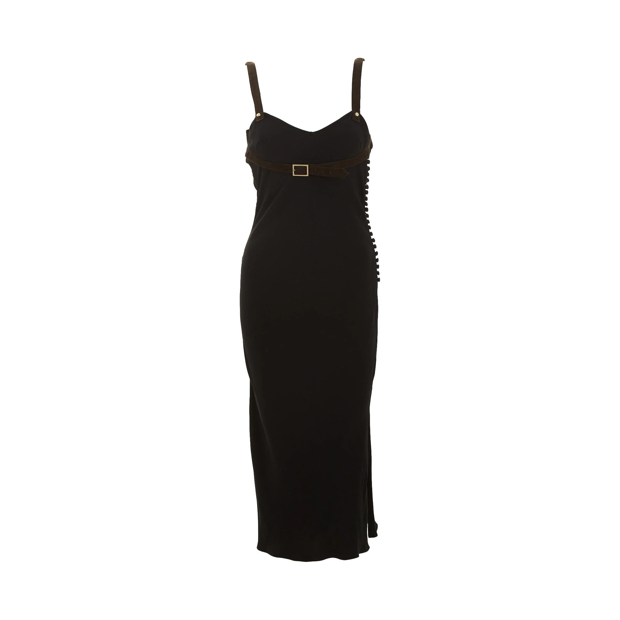 Dior Navy Buckle Dress