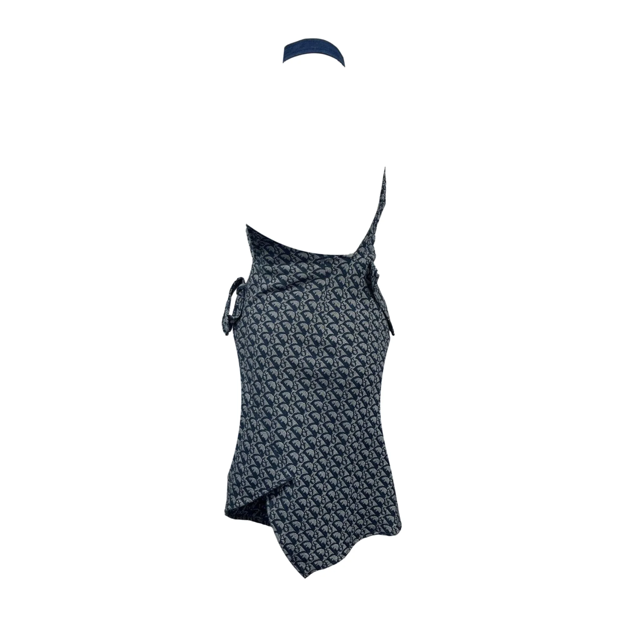 Dior Navy Logo Buckle Dress - Image 2