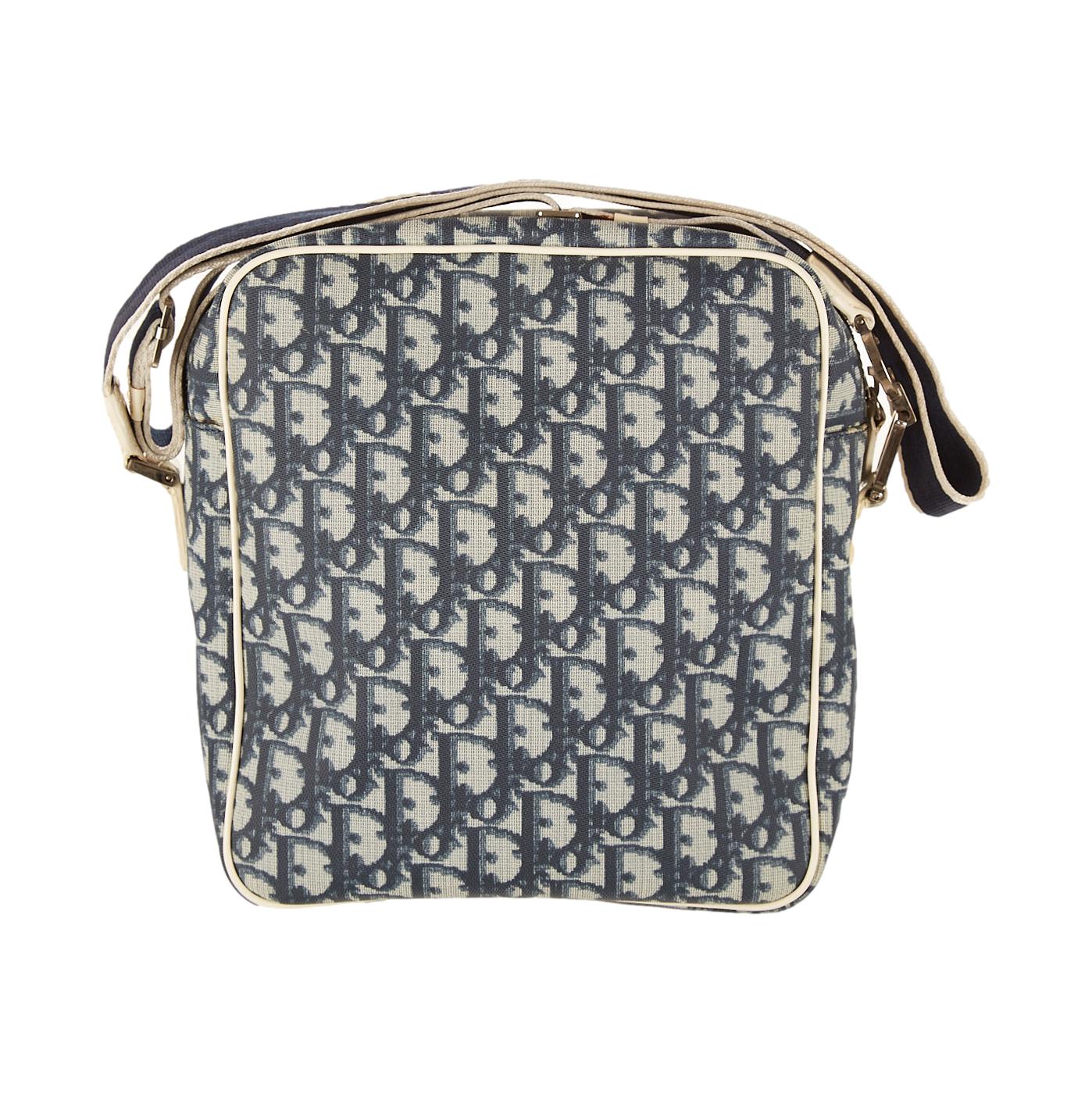 Dior Navy Logo Crossbody Bag - Image 2