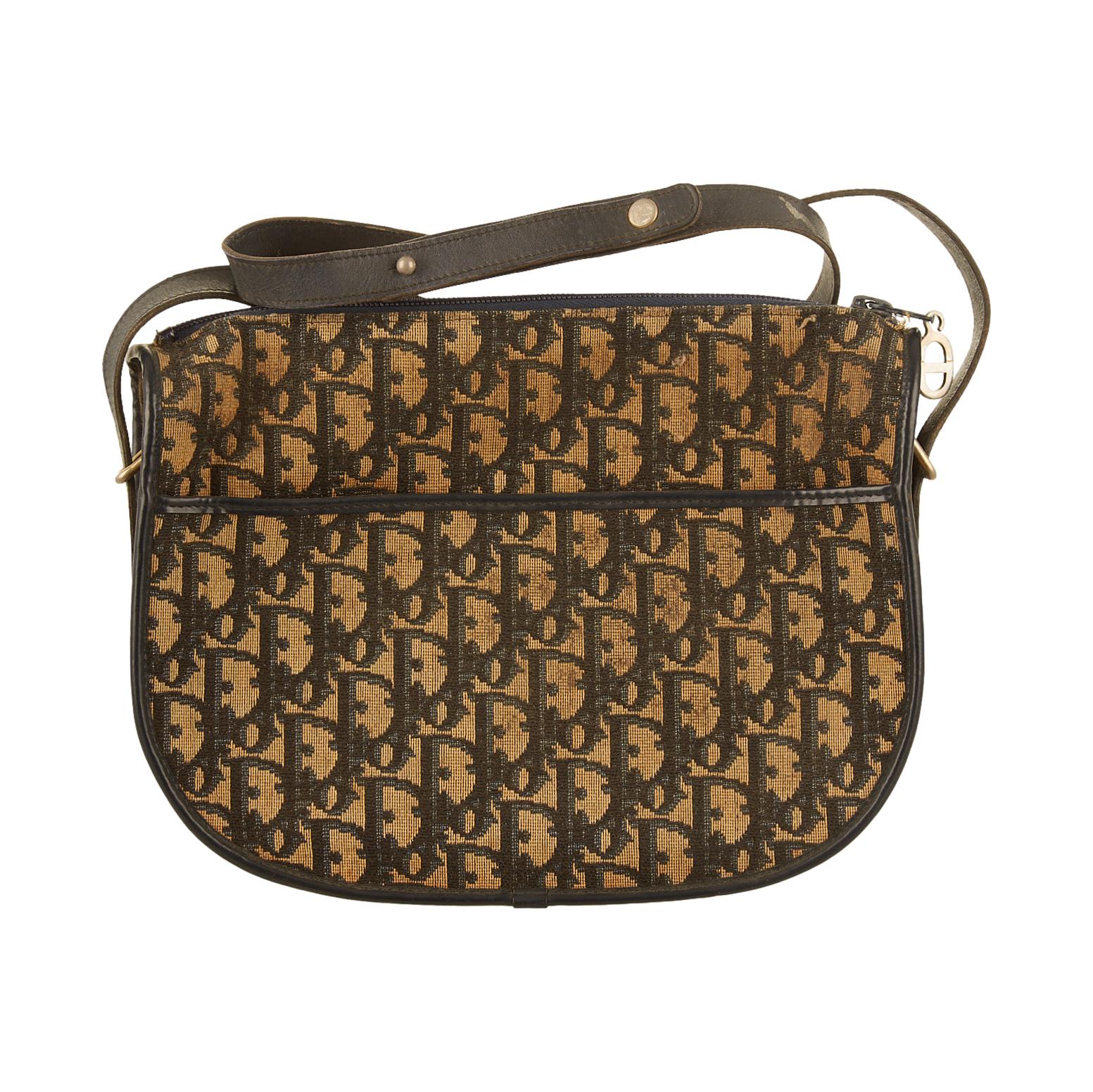 Dior Navy Logo Shoulder Bag - Image 2
