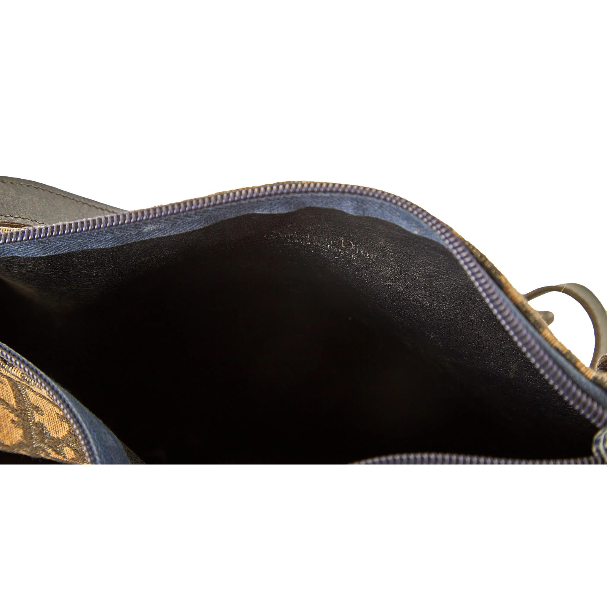 Dior Navy Logo Shoulder Bag - Image 5
